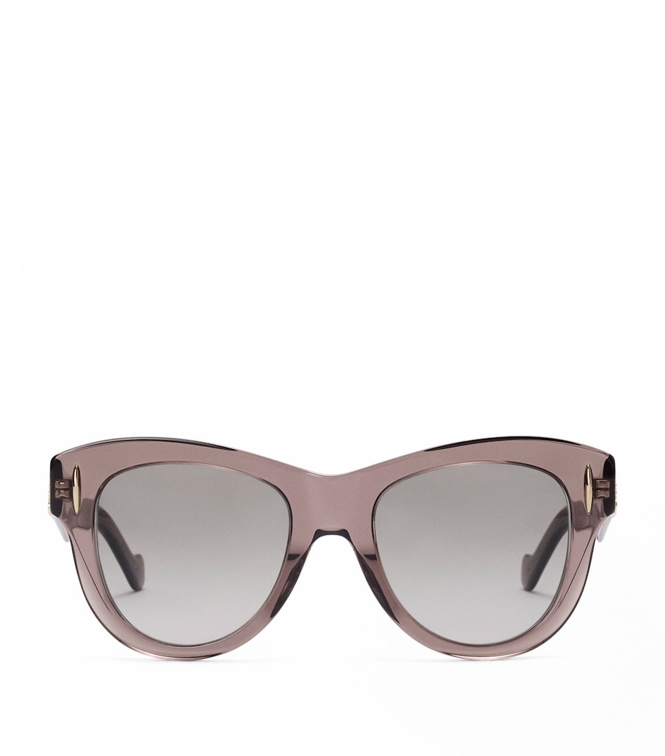 LOEWE Vintage Screen Sunglasses Transparent Brown