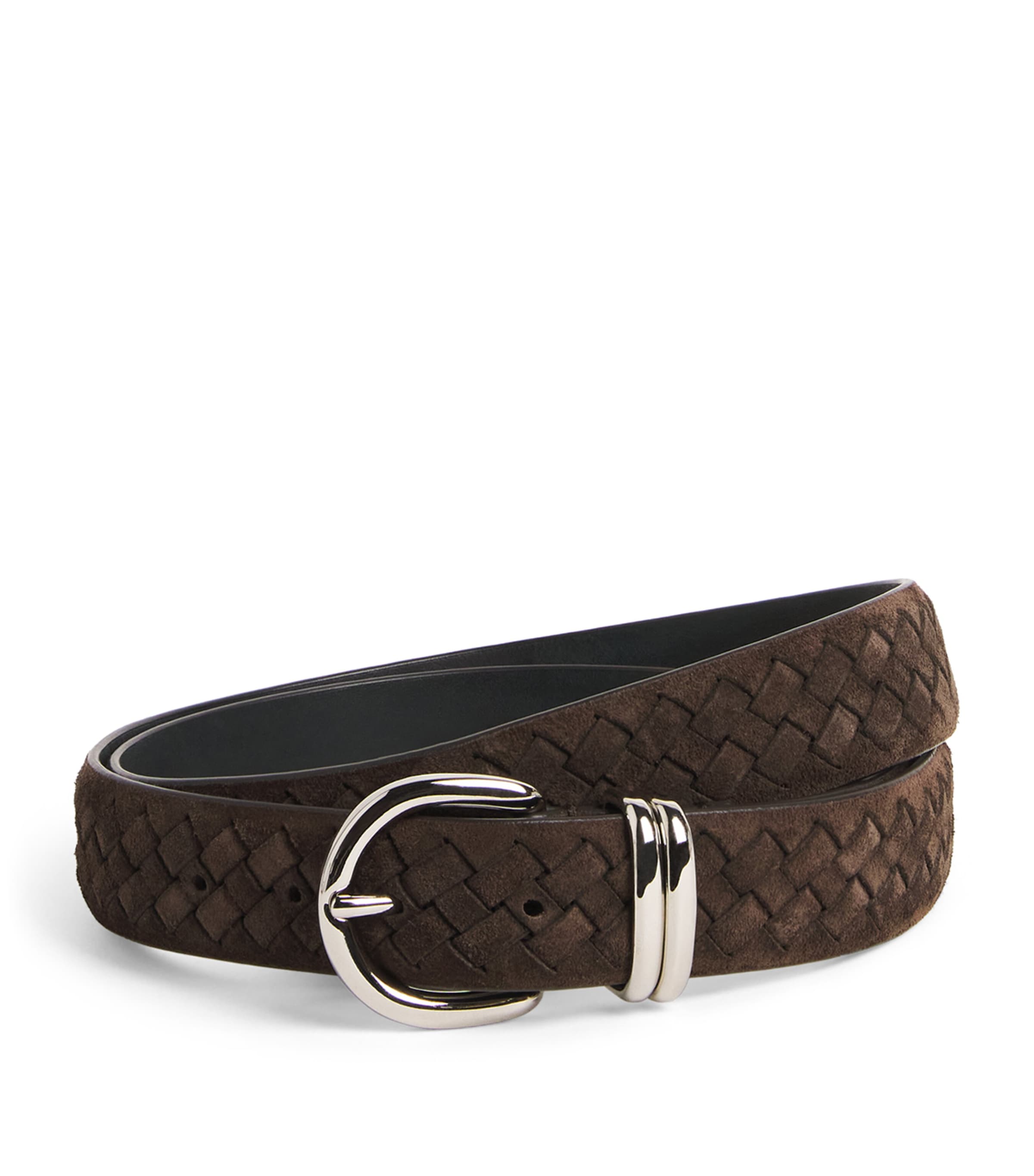 Officine Creative Suede Woven Belt Cotto
