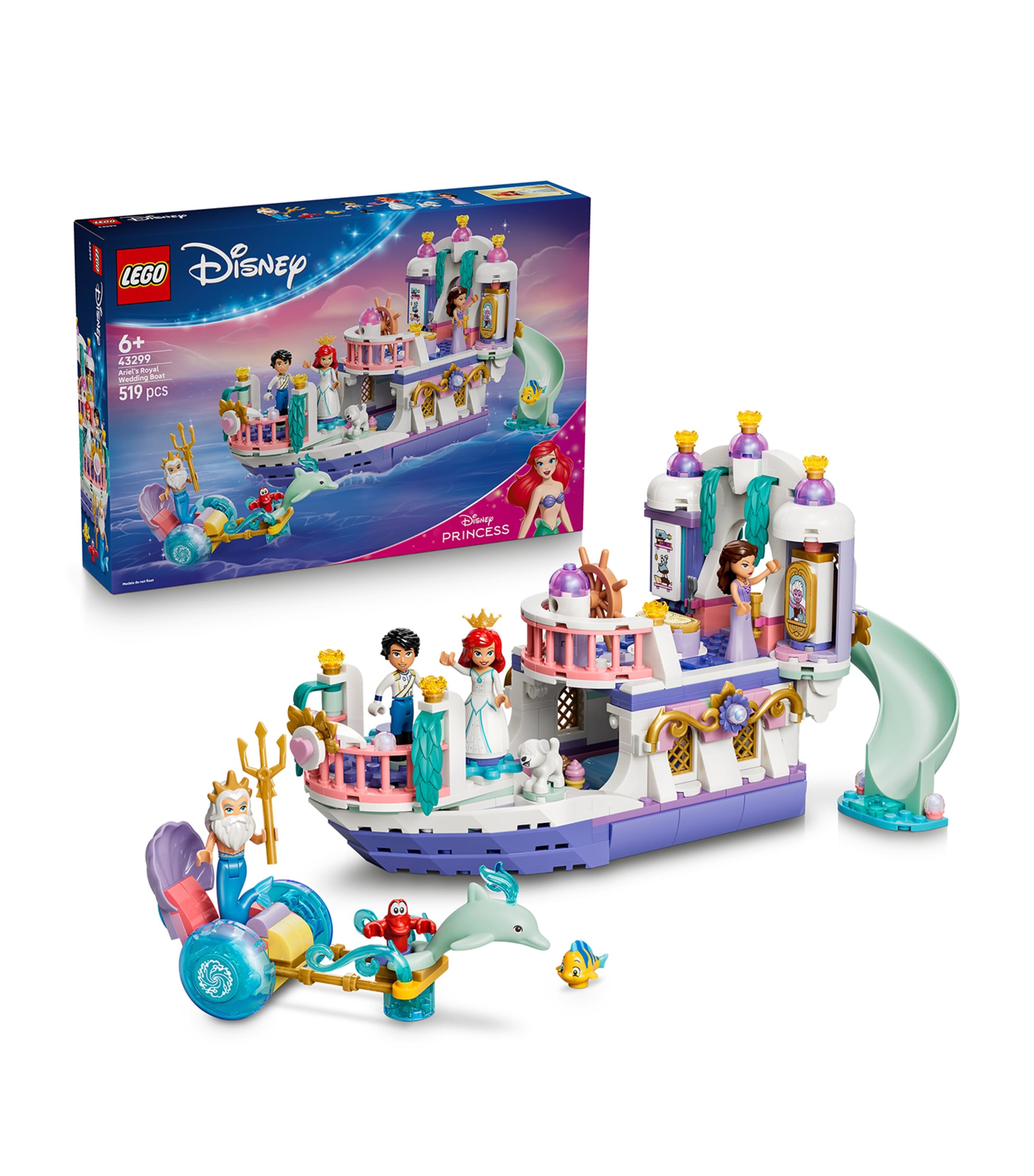 Lego Disney Princess Ariel’s Royal Wedding Boat 43299