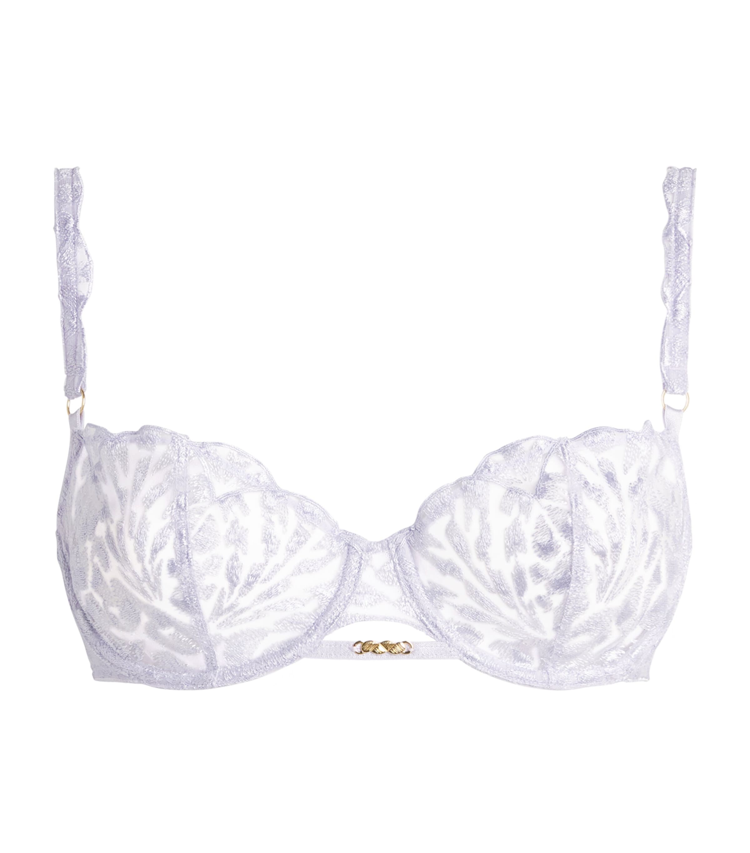 Aubade Womens Crazy in Love Half-Cup Bra Wisteria