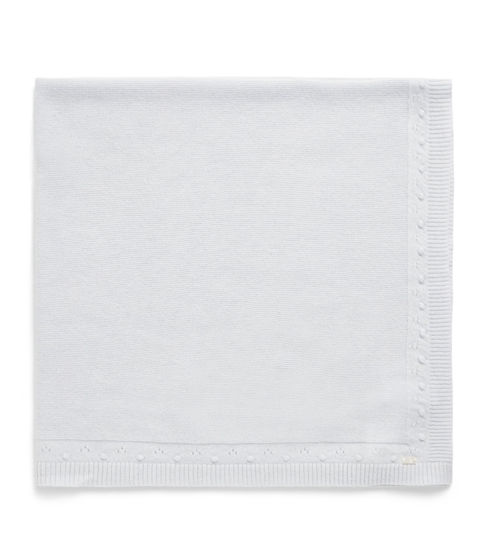Tartine et Chocolat Wool-Cashmere Blanket Ciel