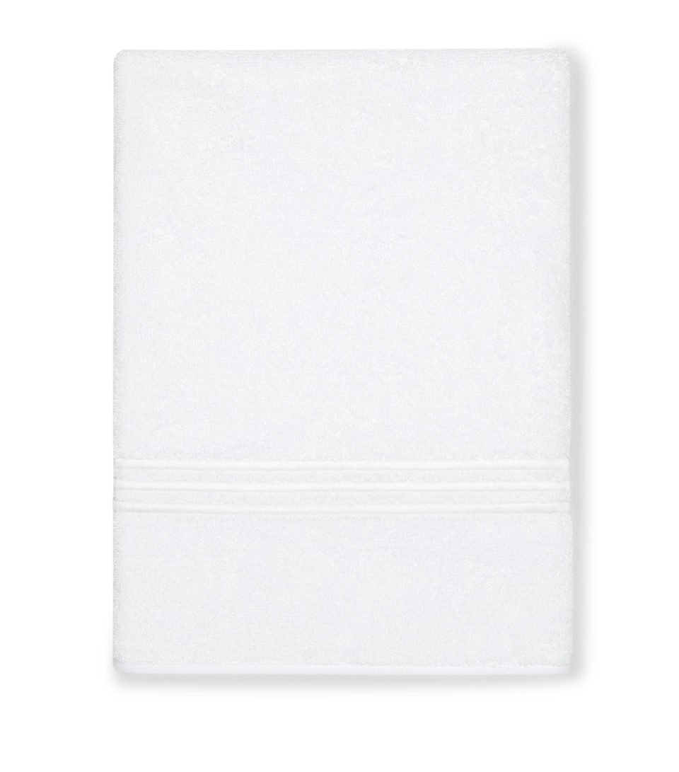 Pratesi Tre Righe Hand Towel (50cm x 75cm) White/white