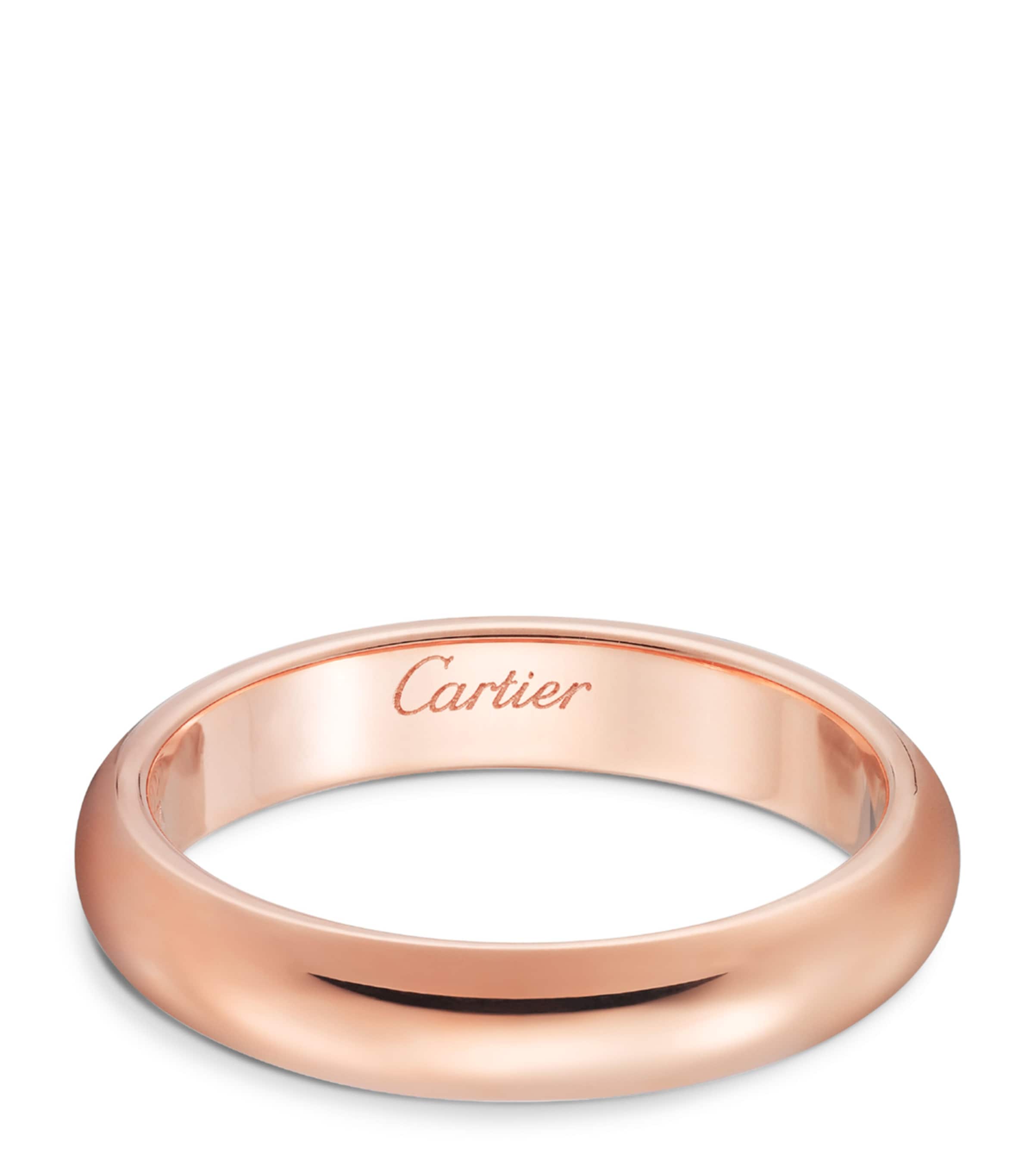 Cartier Rose Gold 1895 Wedding Band (3.5mm) Rose Gold