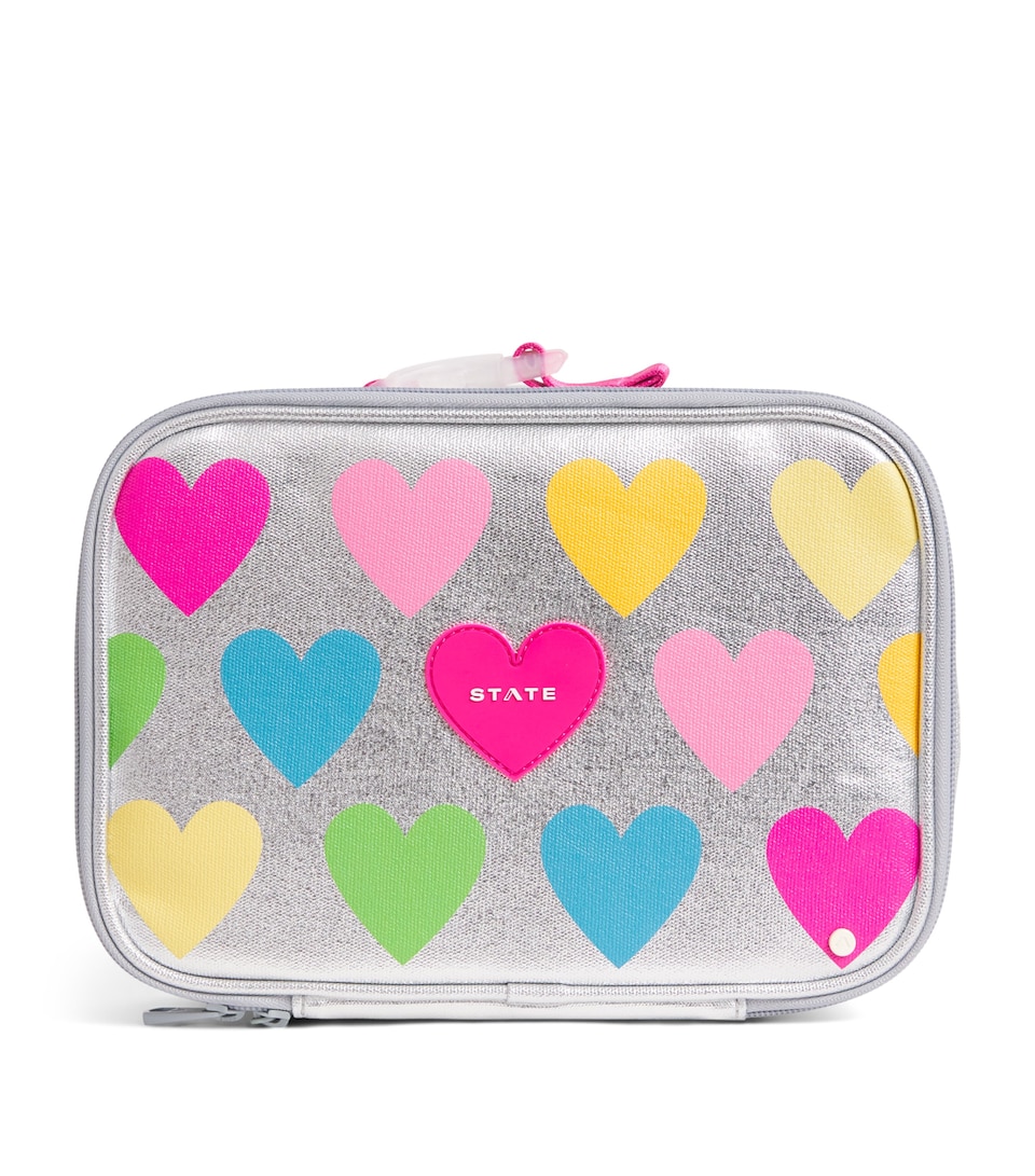 STATE Bags Rodger Lunch Box Happy Fuzzy Hearts