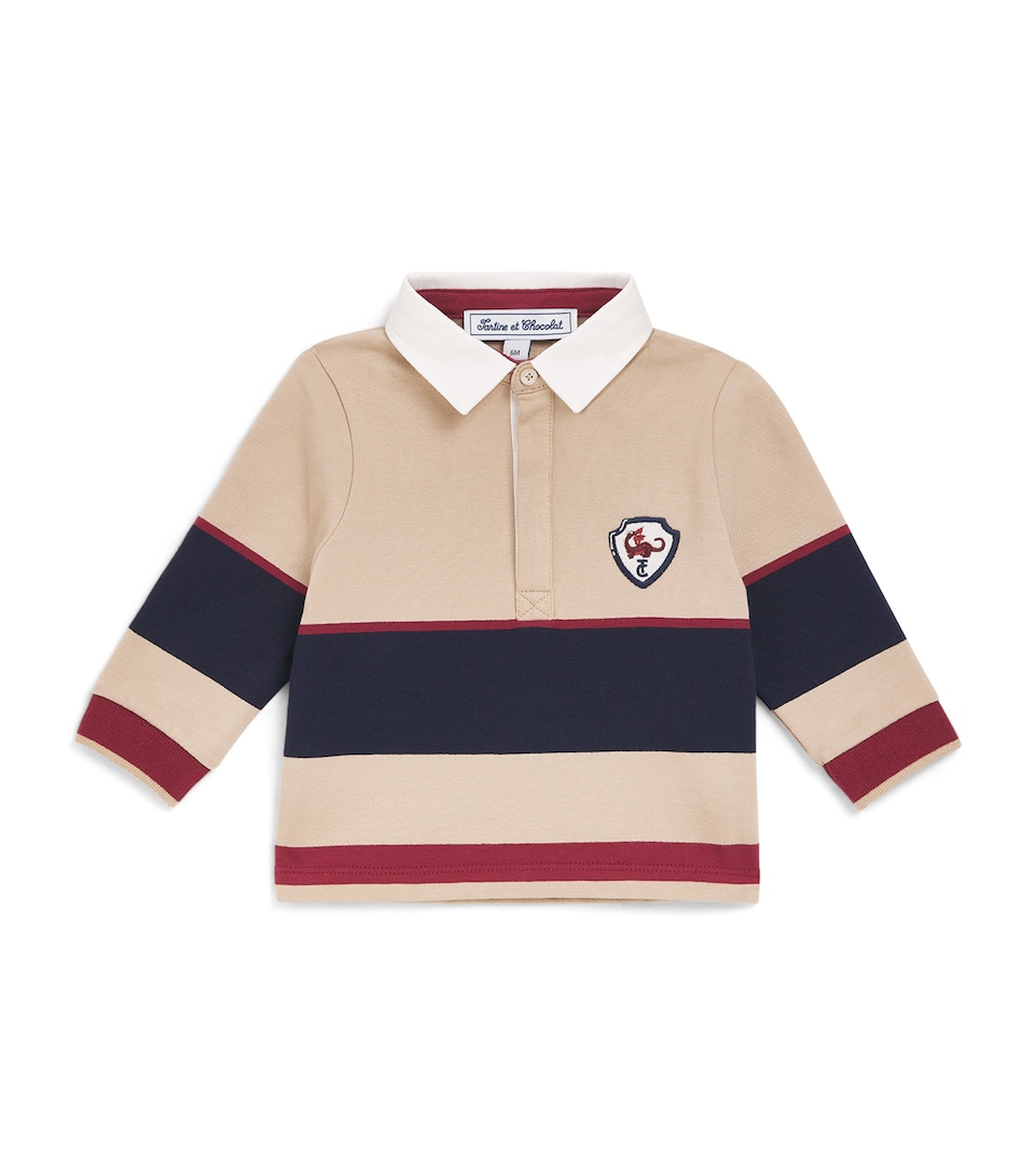 Tartine et Chocolat Rugby Polo Sweater (3 Months-4 Years) Sable