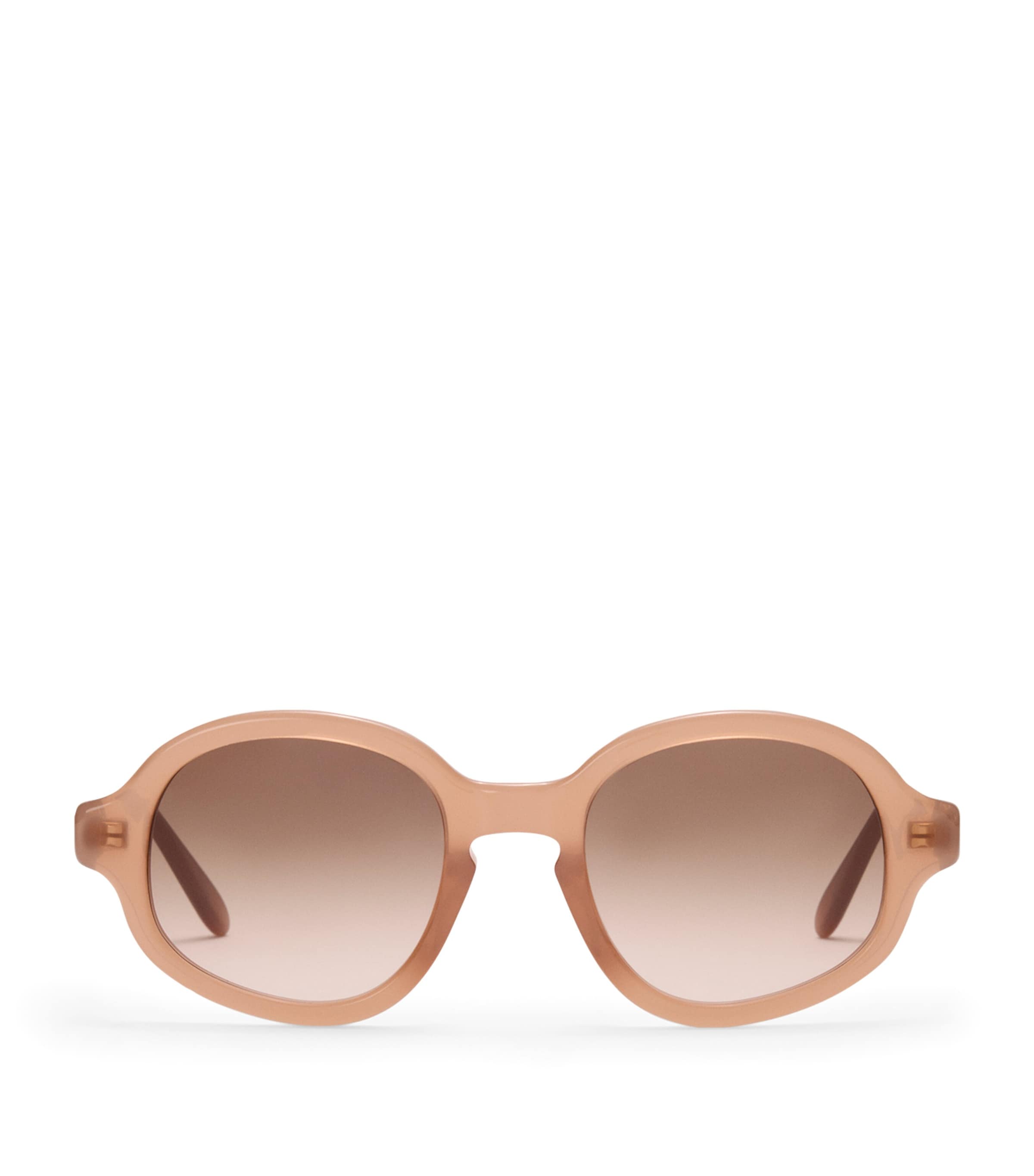 LOEWE Delta Slim Sunglasses Milky Caramel