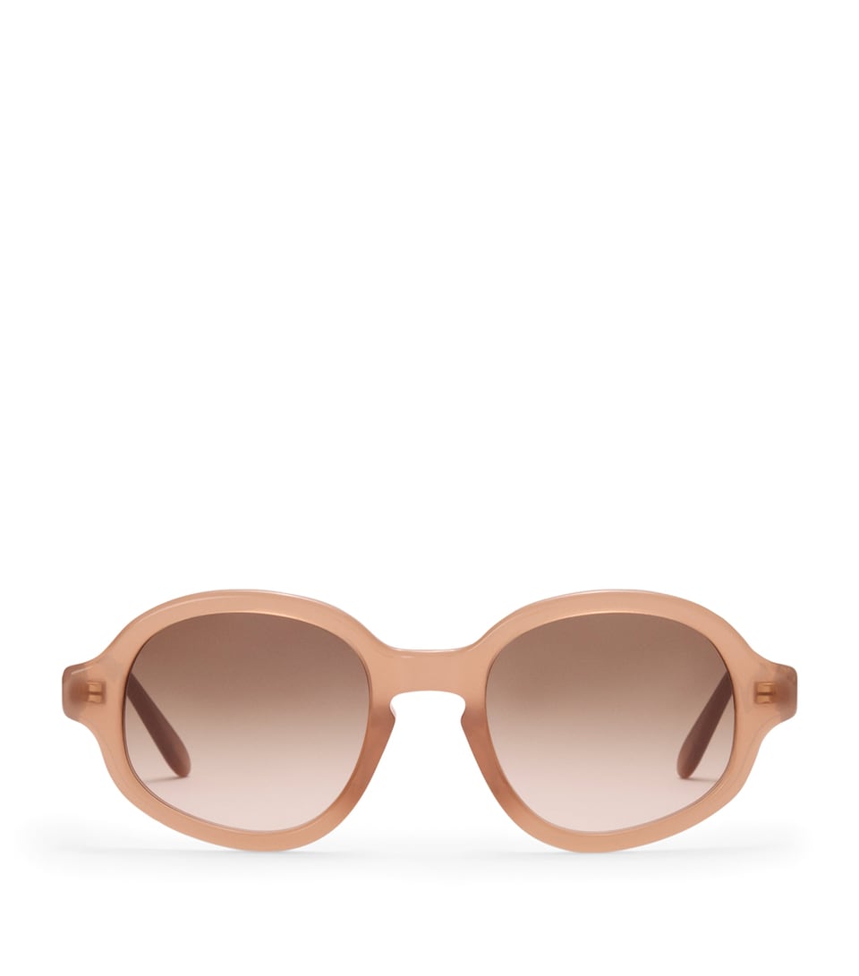 LOEWE Delta Slim Sunglasses Milky Caramel