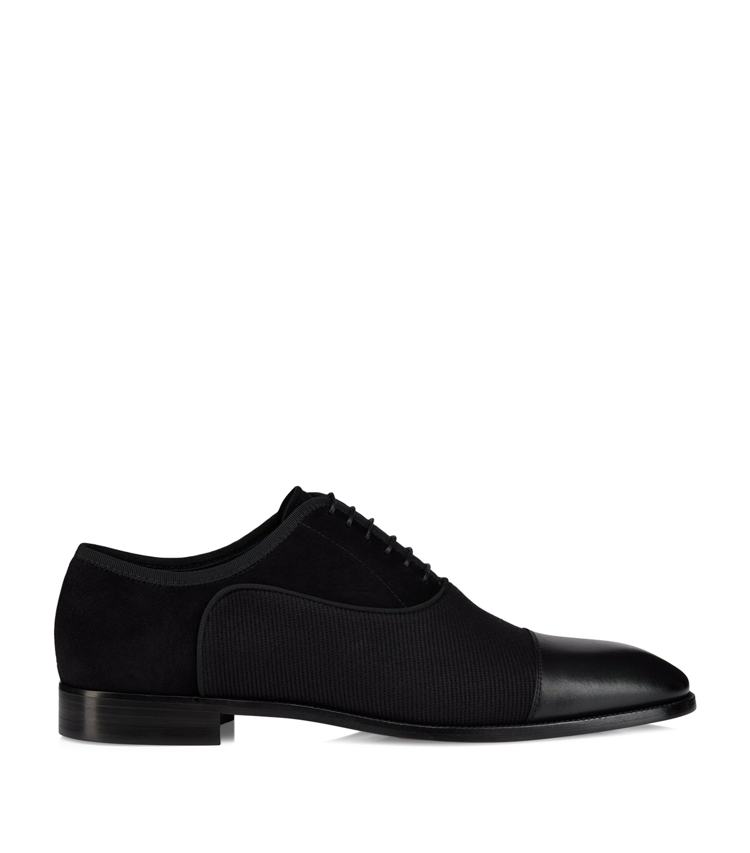 Greggory Leather-Blend Oxford Shoes
