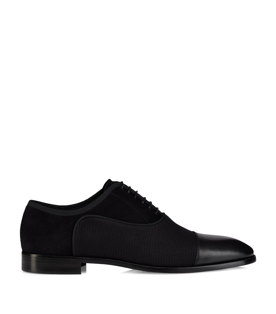 Greggory Leather-Blend Oxford Shoes