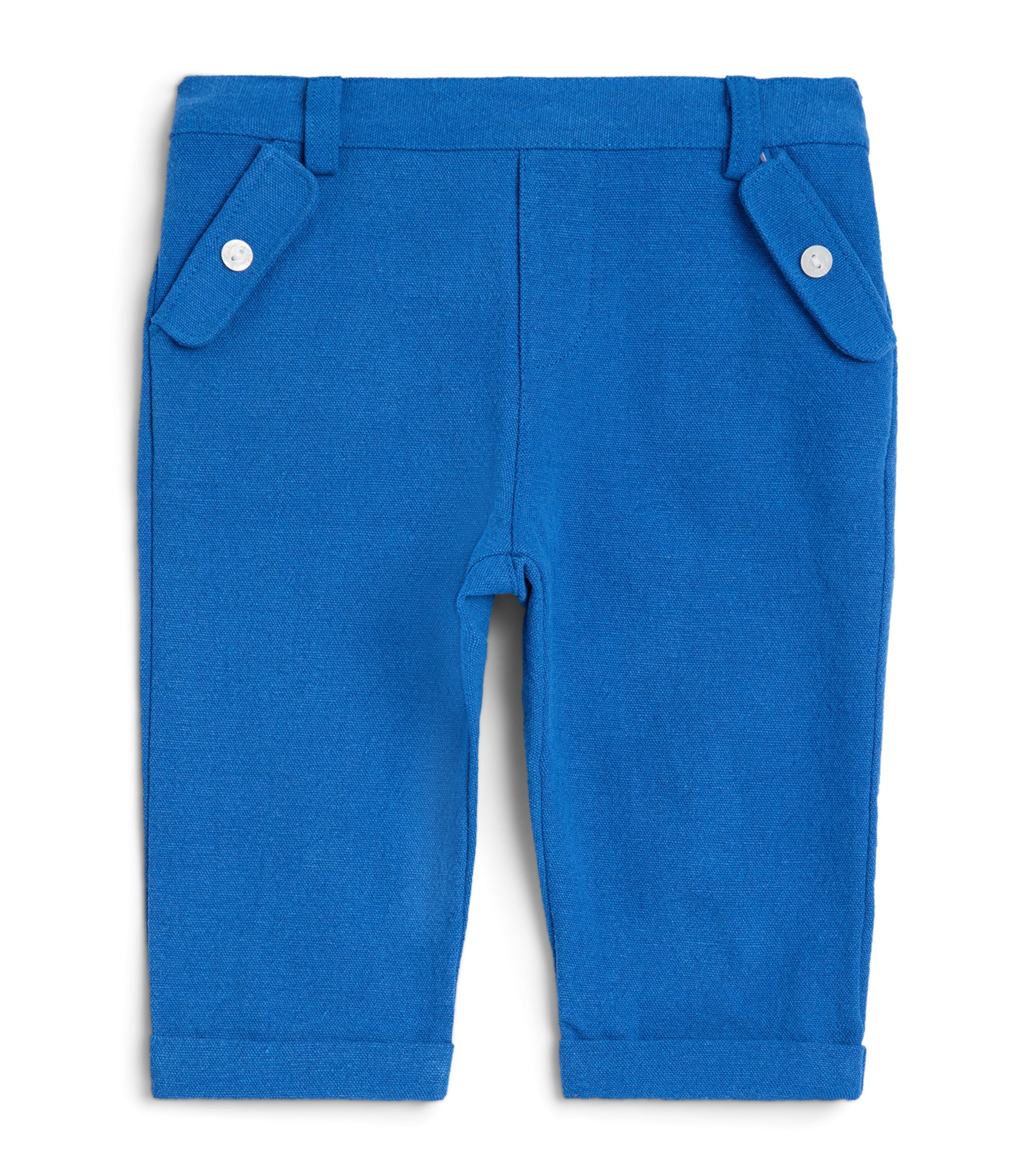 Tartine et Chocolat Cotton-Linen Chinos (3 Months-4 Years) Bleu Electrique