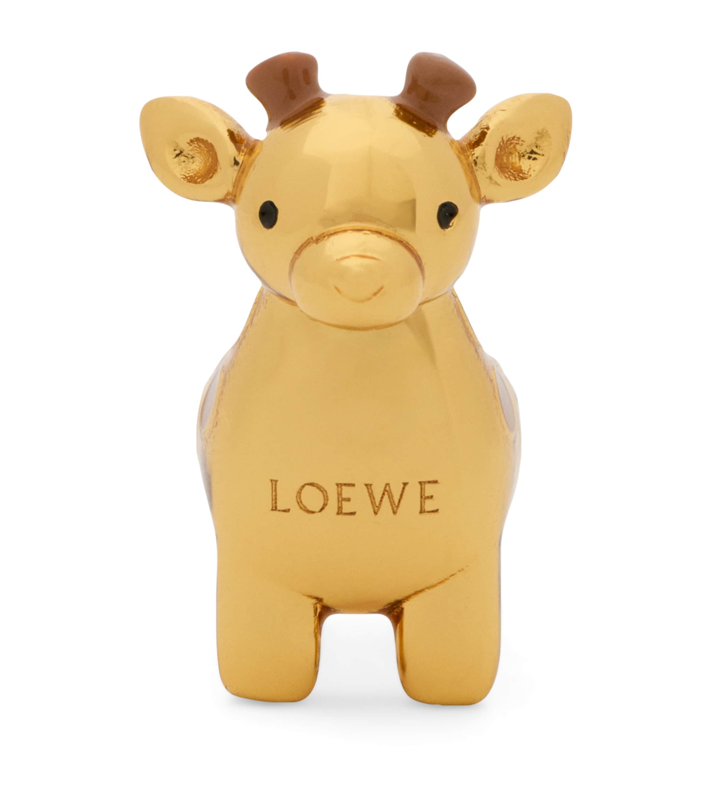 LOEWE x Paula's Ibiza Giraffe Dice Charm Gold