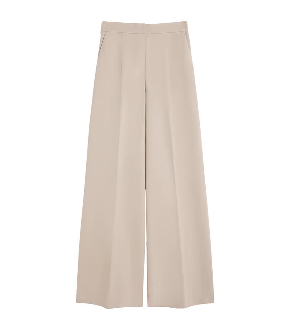 Jersey Wide-Leg Trousers