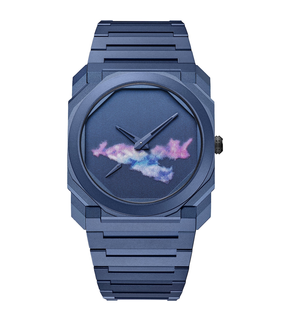 Titanium Octo Finissimo Laurent Grasso Watch 40mm