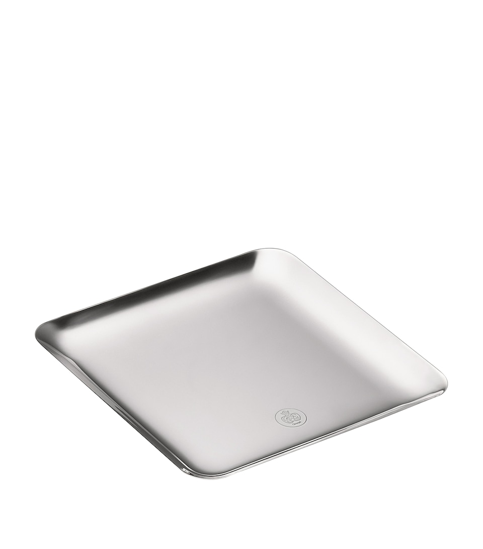 Christofle Silver-Plated Silver Time Tray (20cm x 20cm) Silver