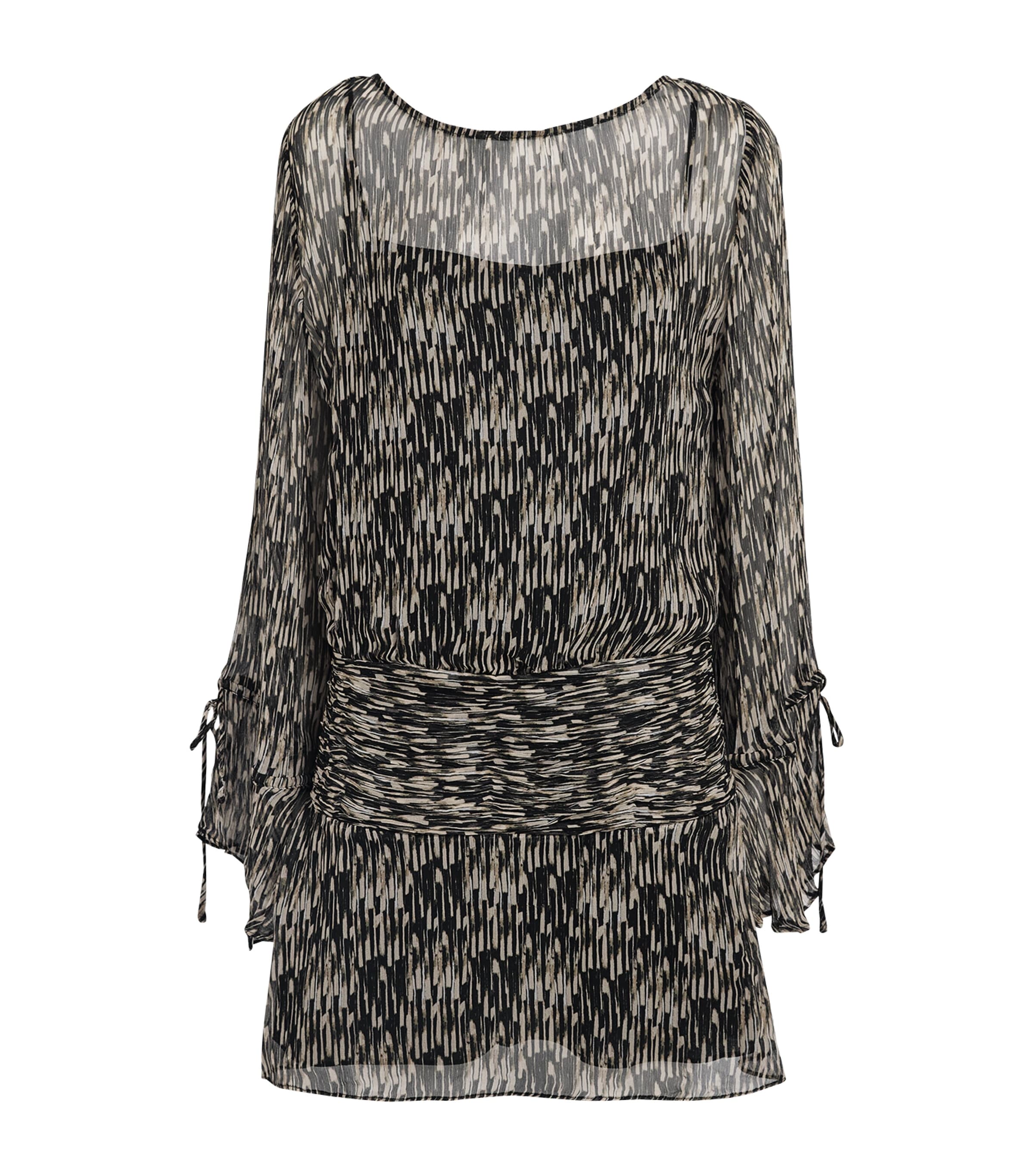 STAUD Womens Beatrix Mini Dress Prql Porcupine Quil