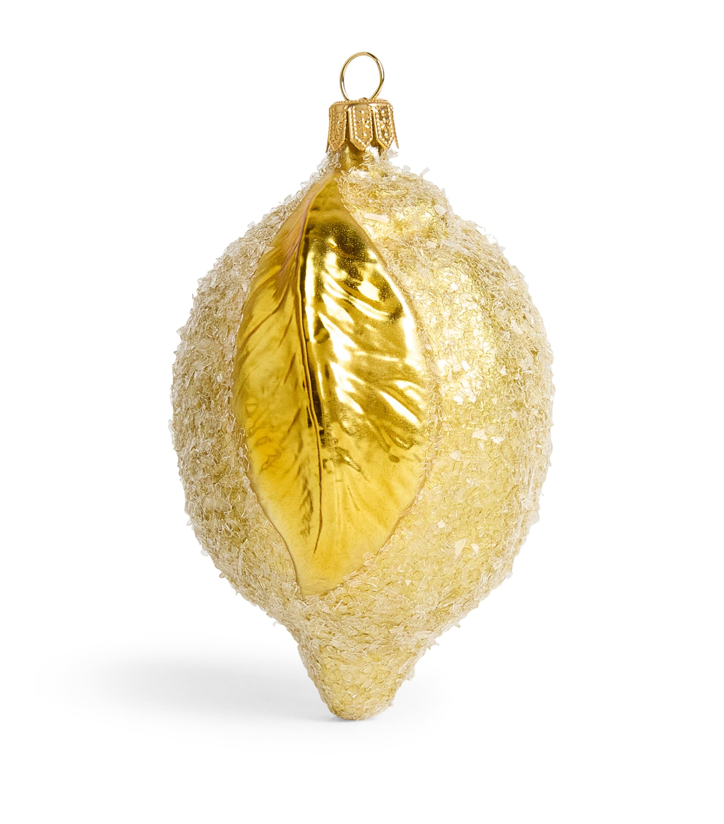 Harrods Glass Lemon Tree Decoration