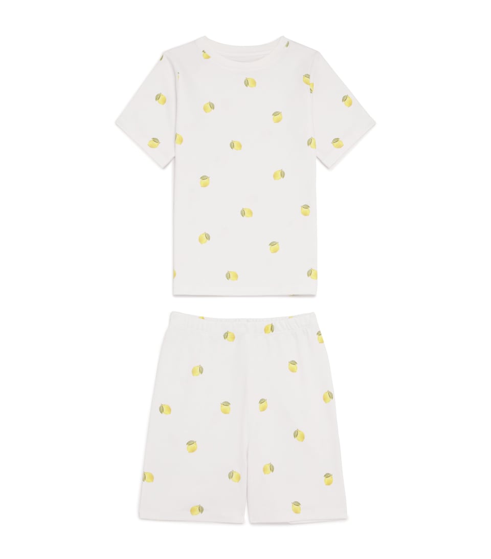Rosa & Blue Cotton Lemon Print Pyjama Set (5-6 Years) Lemon