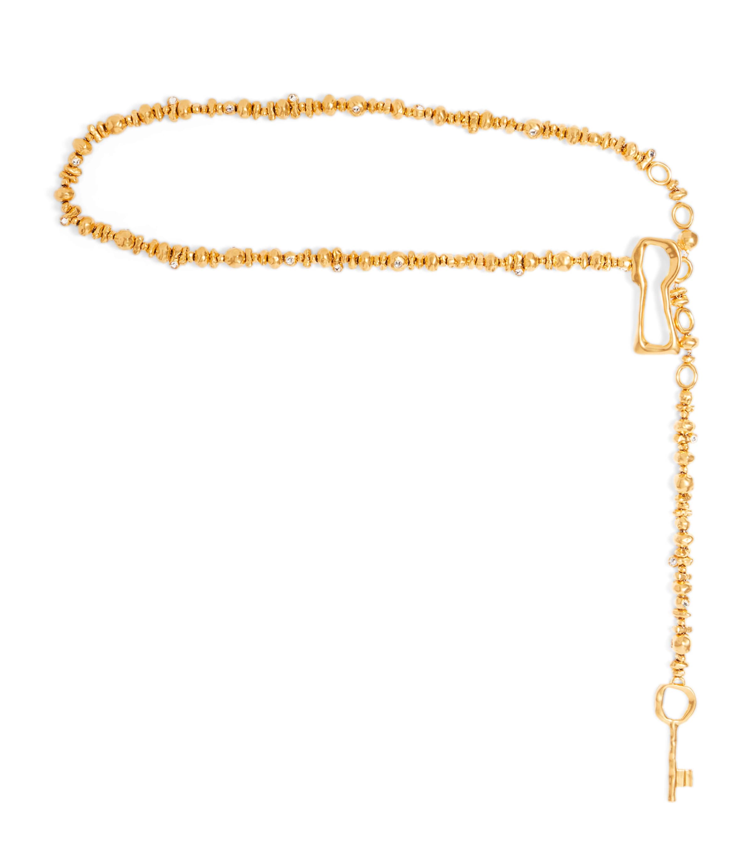 Schiaparelli Keyhole Chain Belt Gold