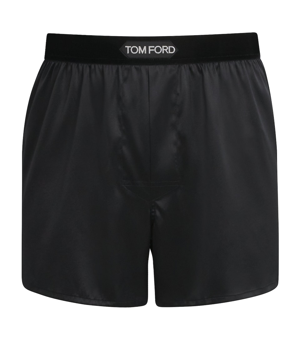Stretch-Silk Boxer Shorts