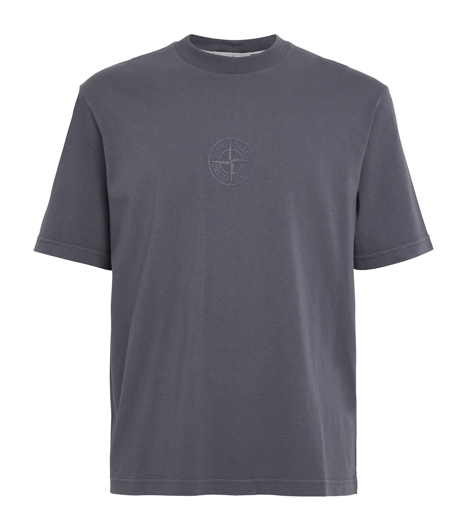 Stone Island Mens Organic Cotton Logo T-Shirt