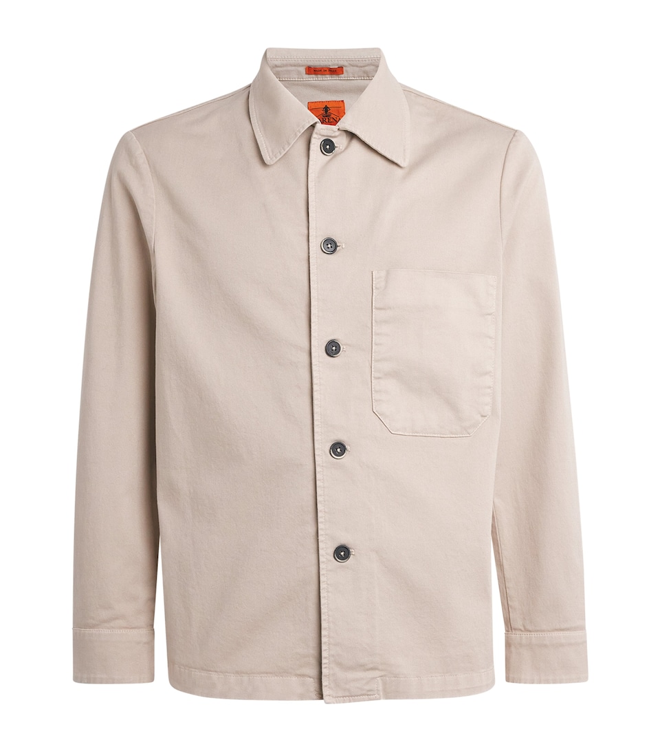 Stretch-Cotton Overshirt