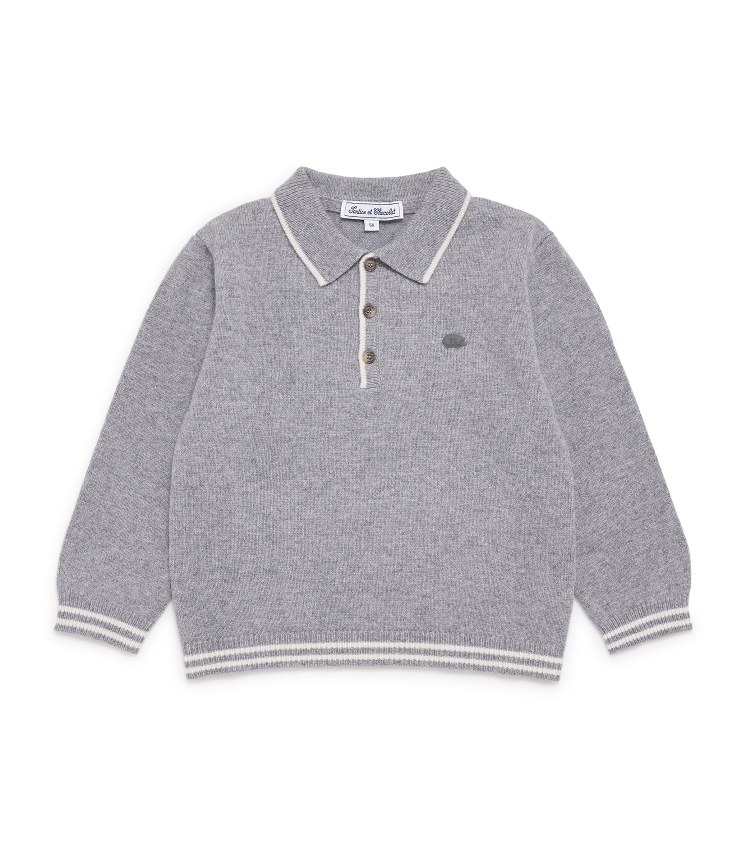 Wool Polo Sweater (5-12 Years)