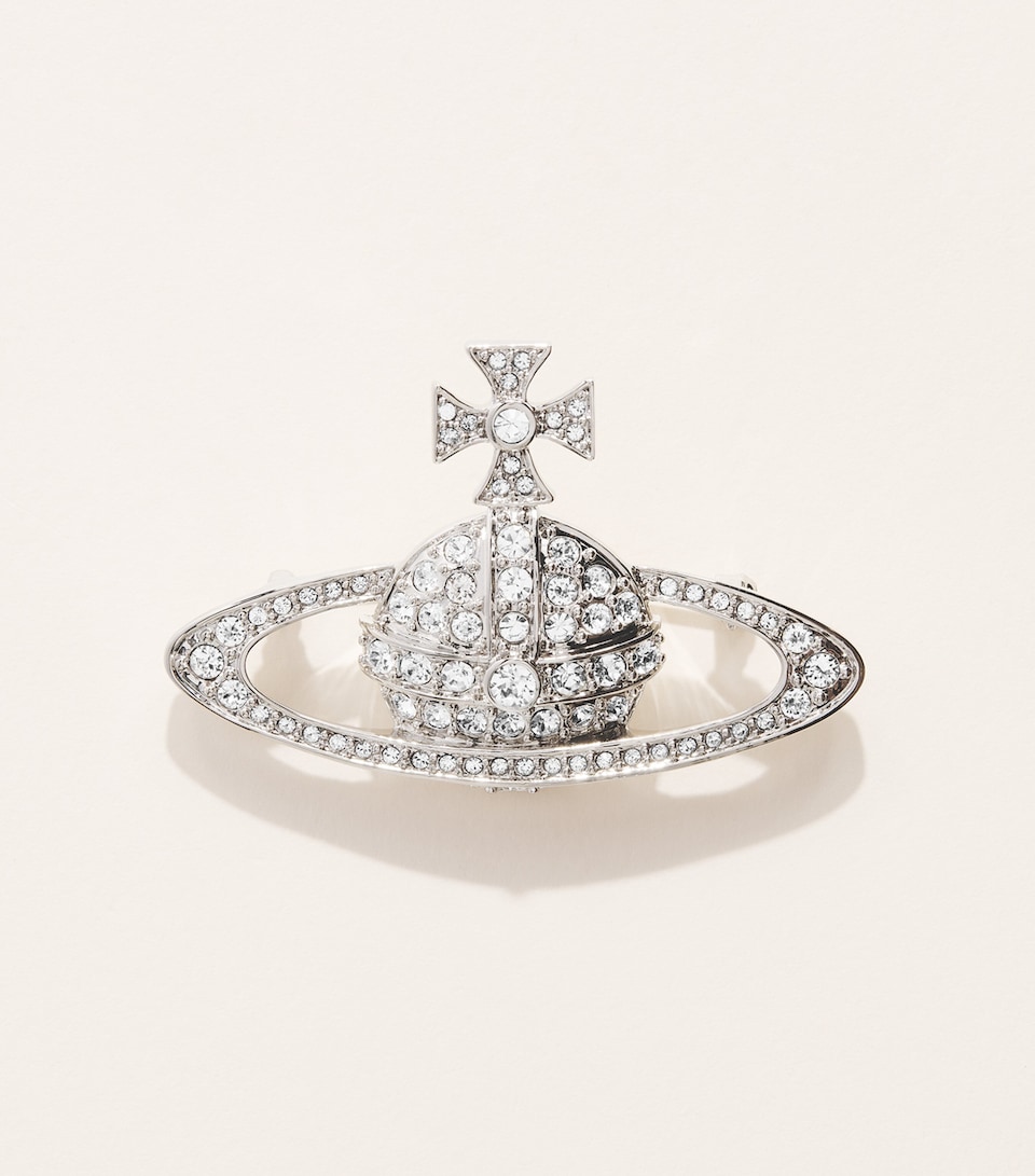 Vivienne Westwood Bas Relief Orb Brooch