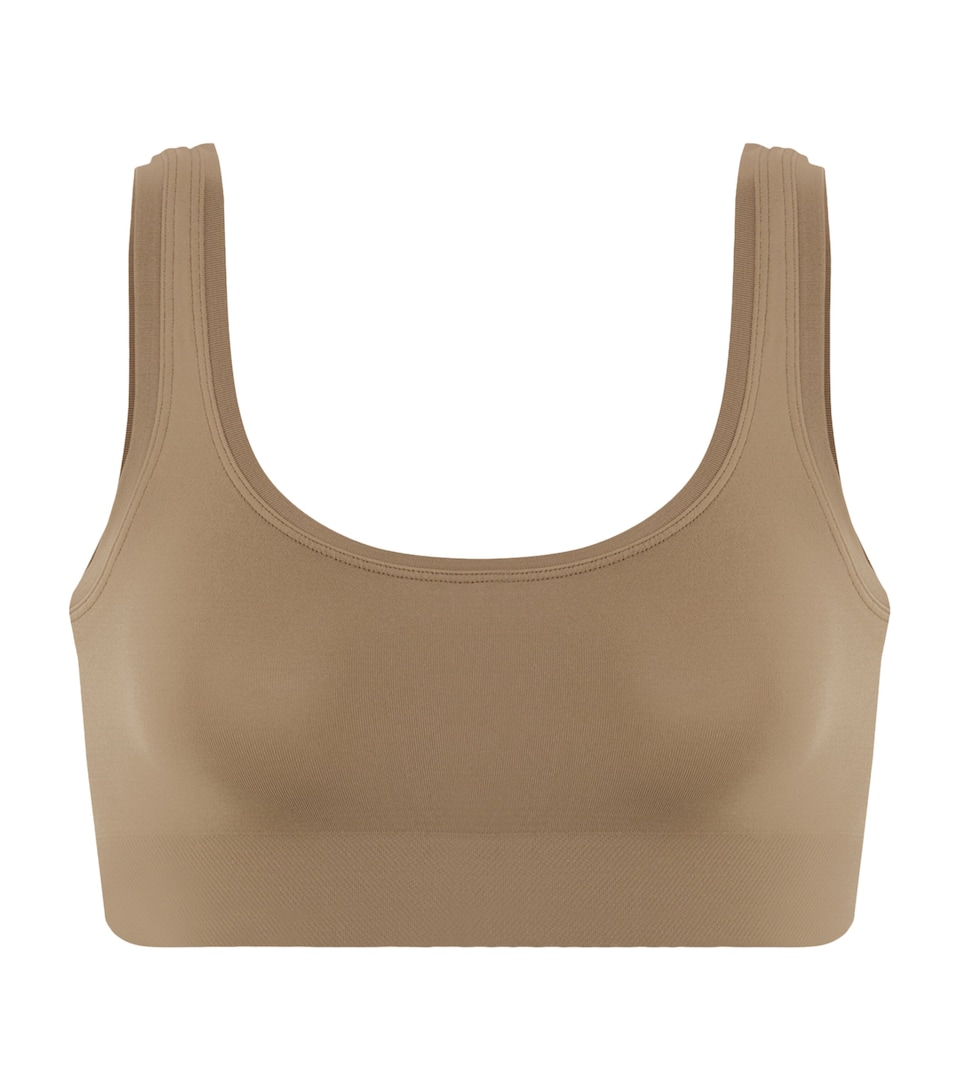 Hanro Womens Touch Feeling Crop Top Suede Camel
