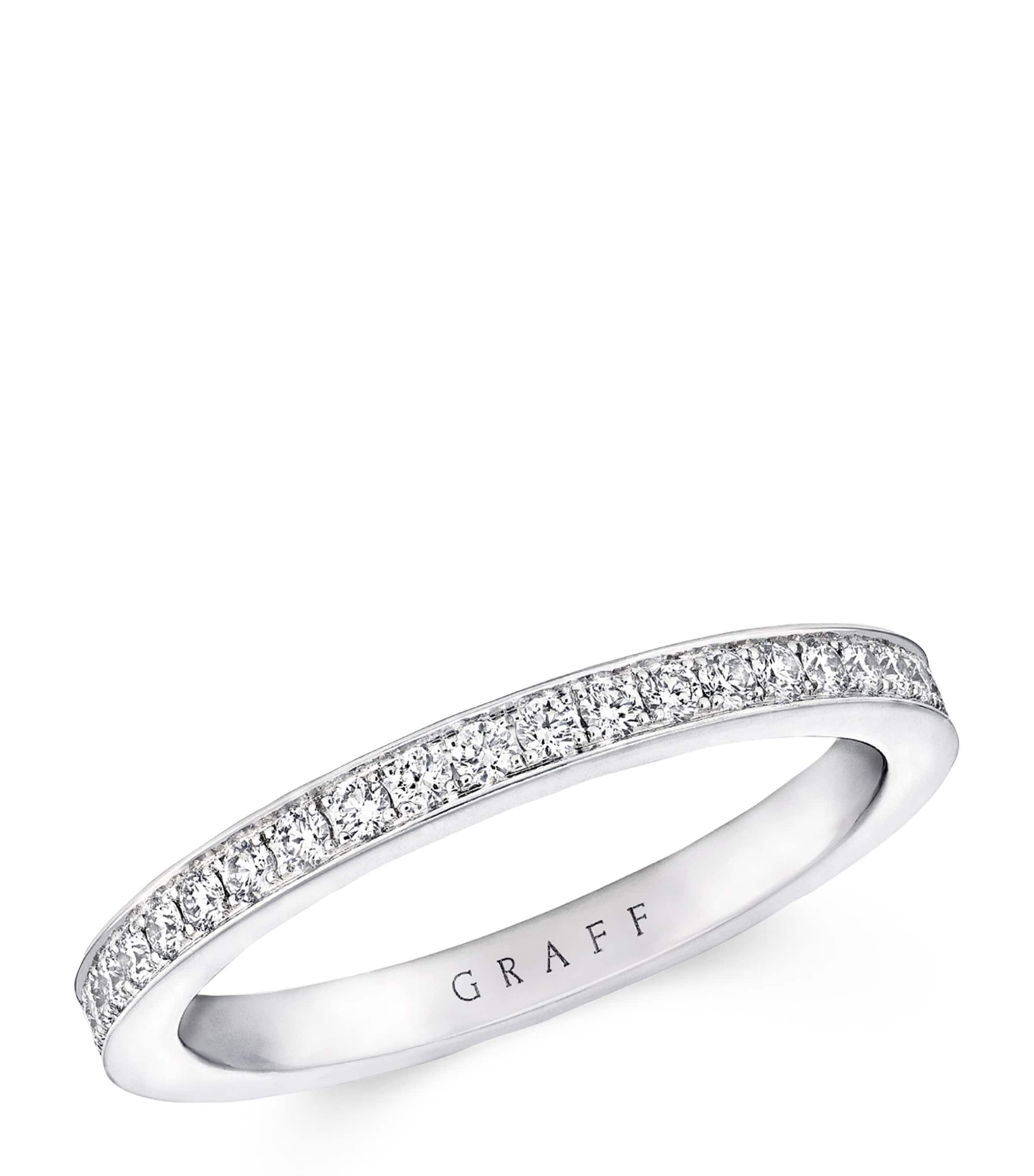 Graff Platinum and Diamond Eternity Ring Platinum