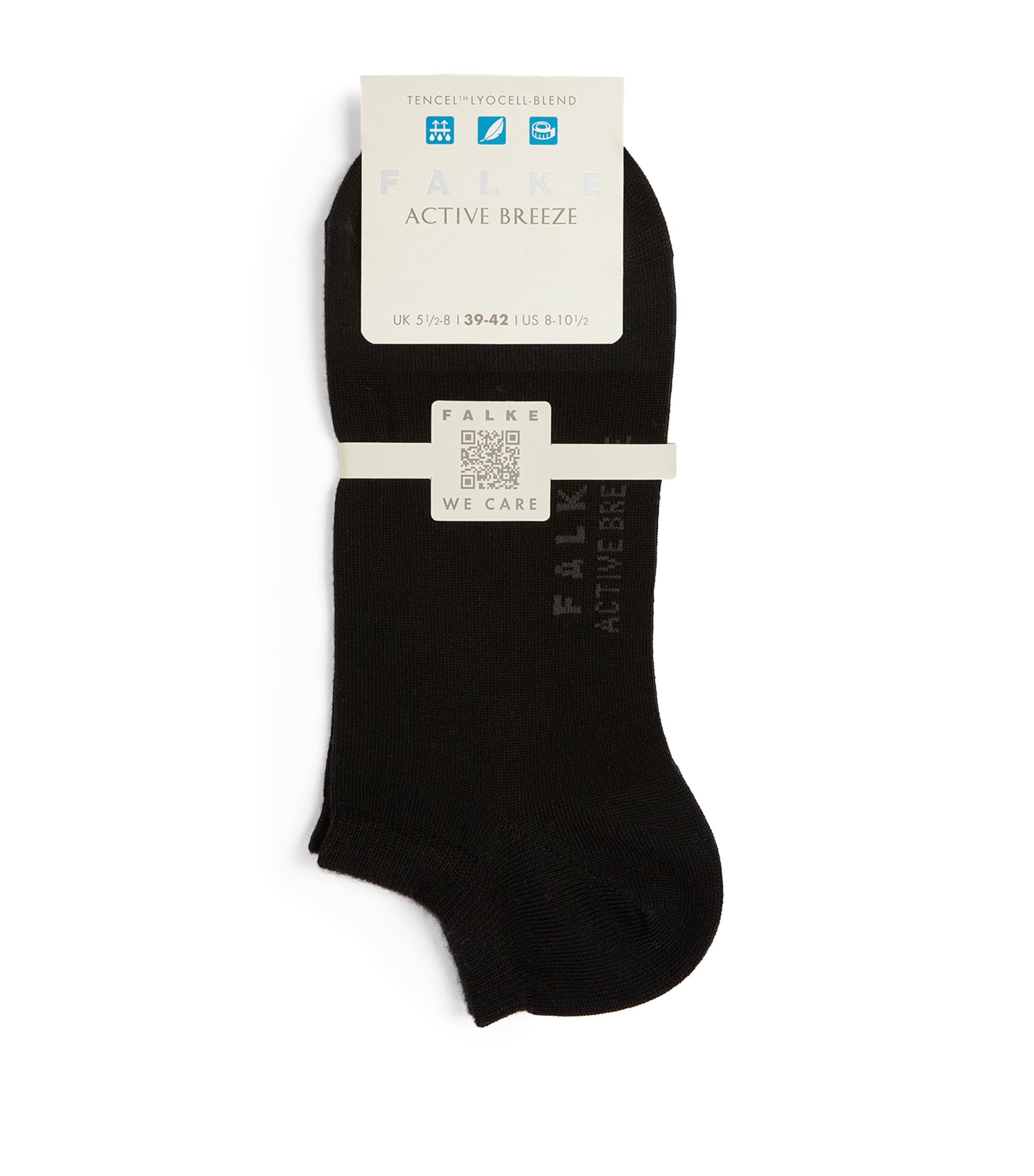 Falke Womens Active Breeze Sneaker Socks Black