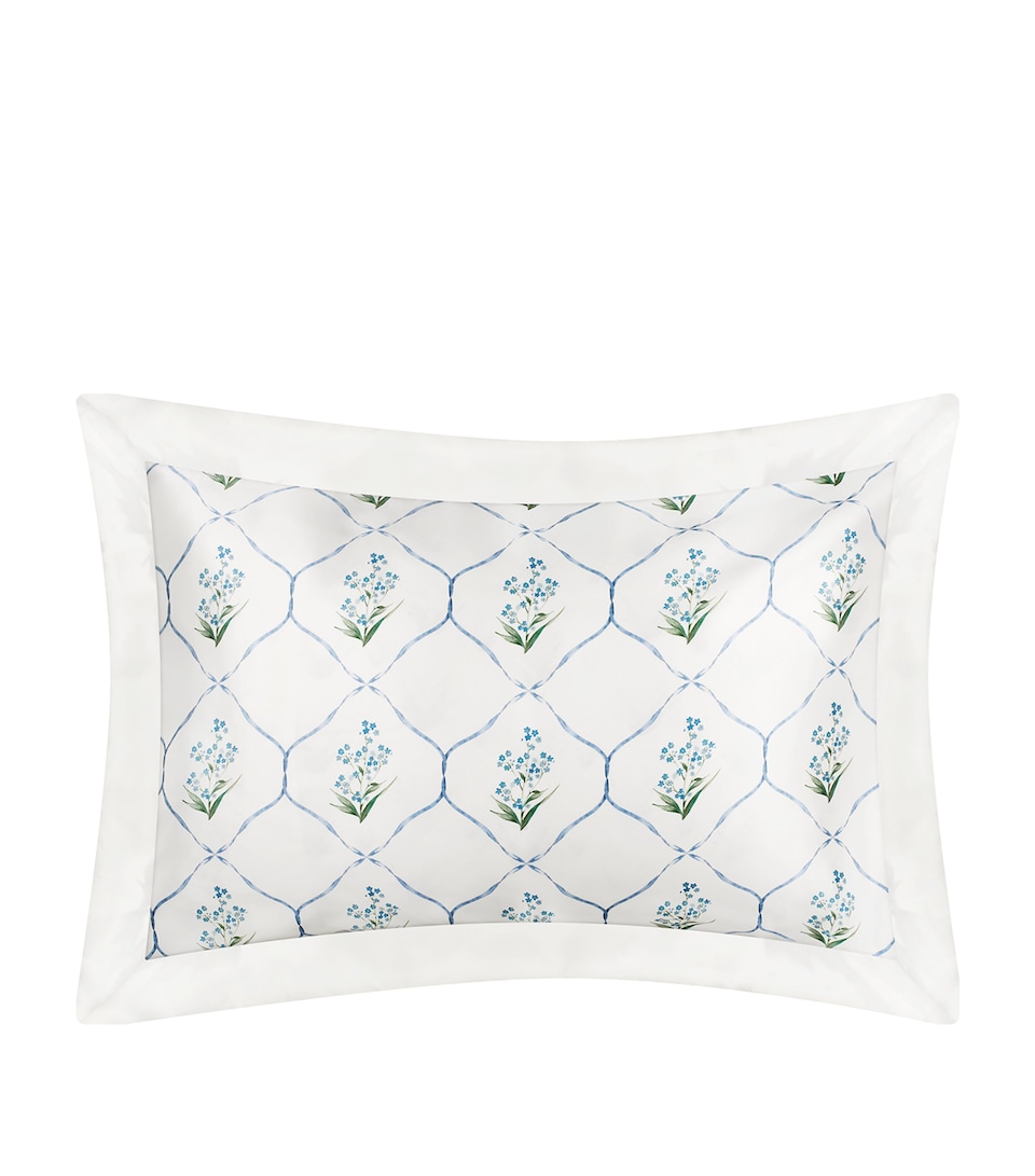 x Memo Press Silk Forget Me Not Pillowcase (50cm x 75cm)