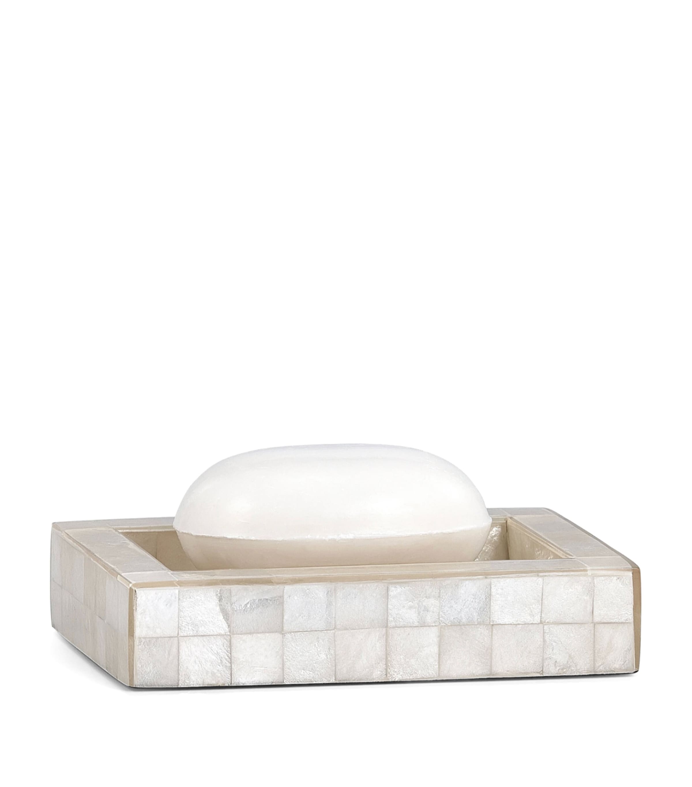 Labrazel Capiz Blanc Soap Dish White