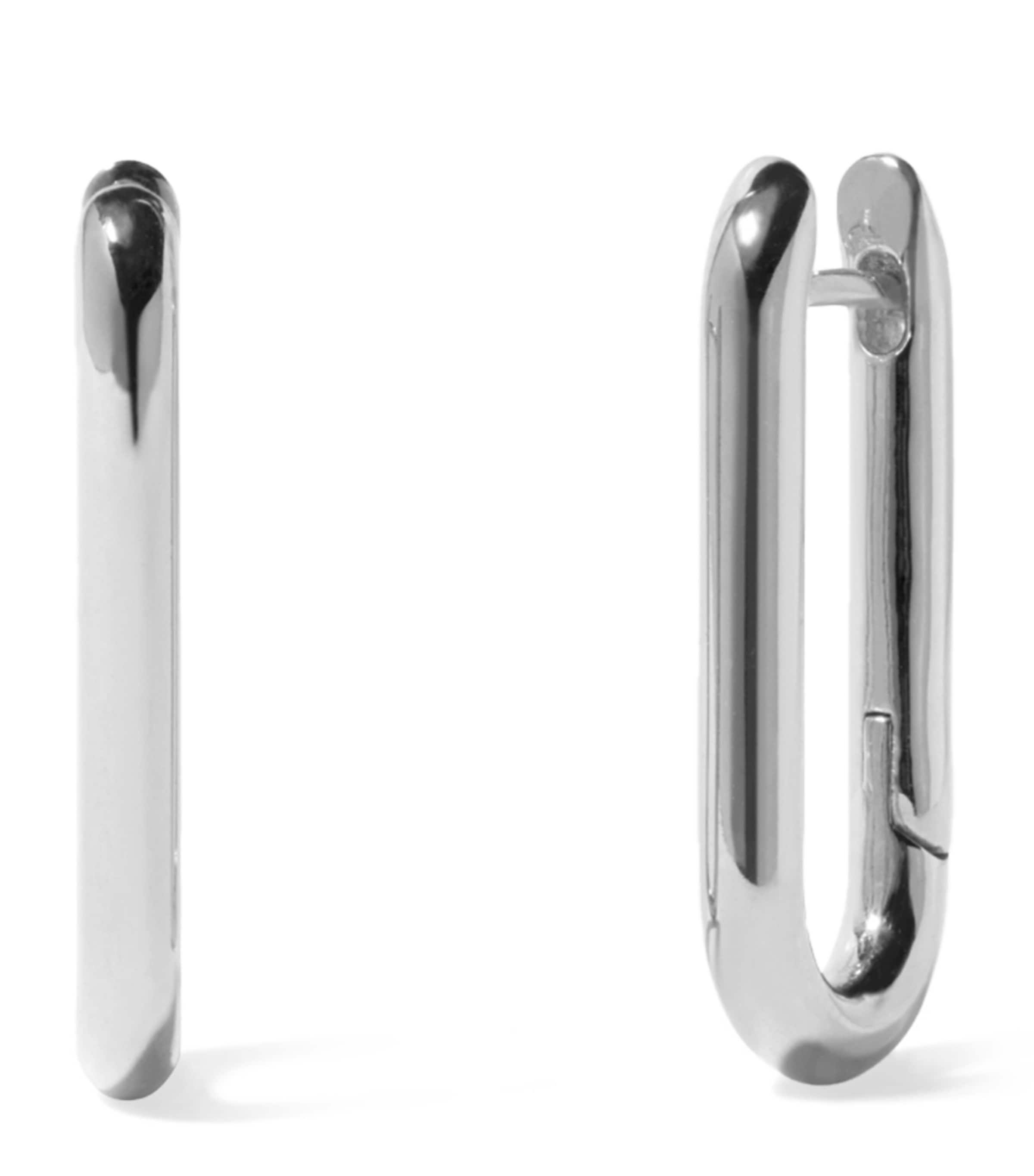 Annoushka White Gold Knuckle Hoop Earrings