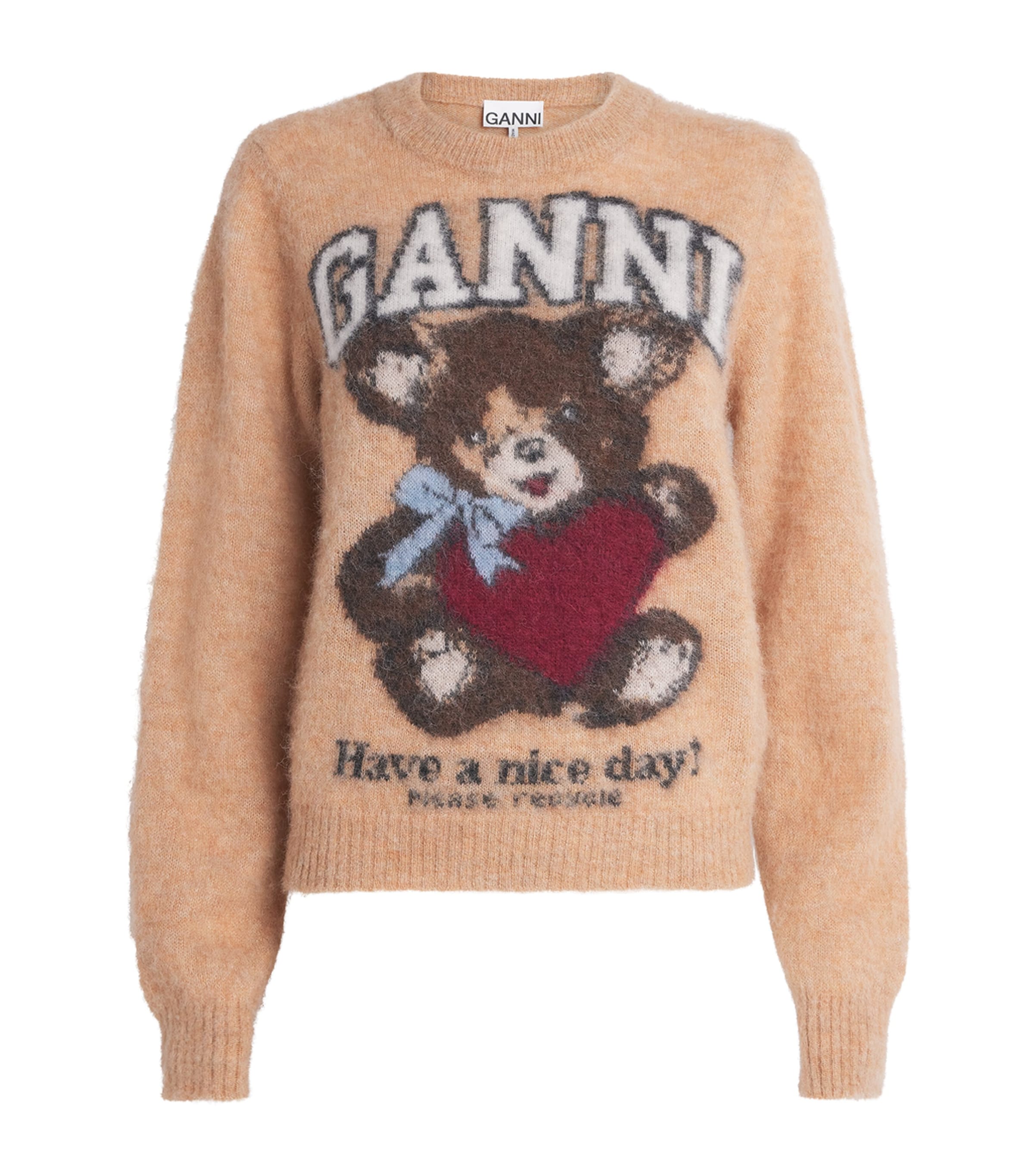 Brushed Alpaca Wool-Blend Jacquard Sweater