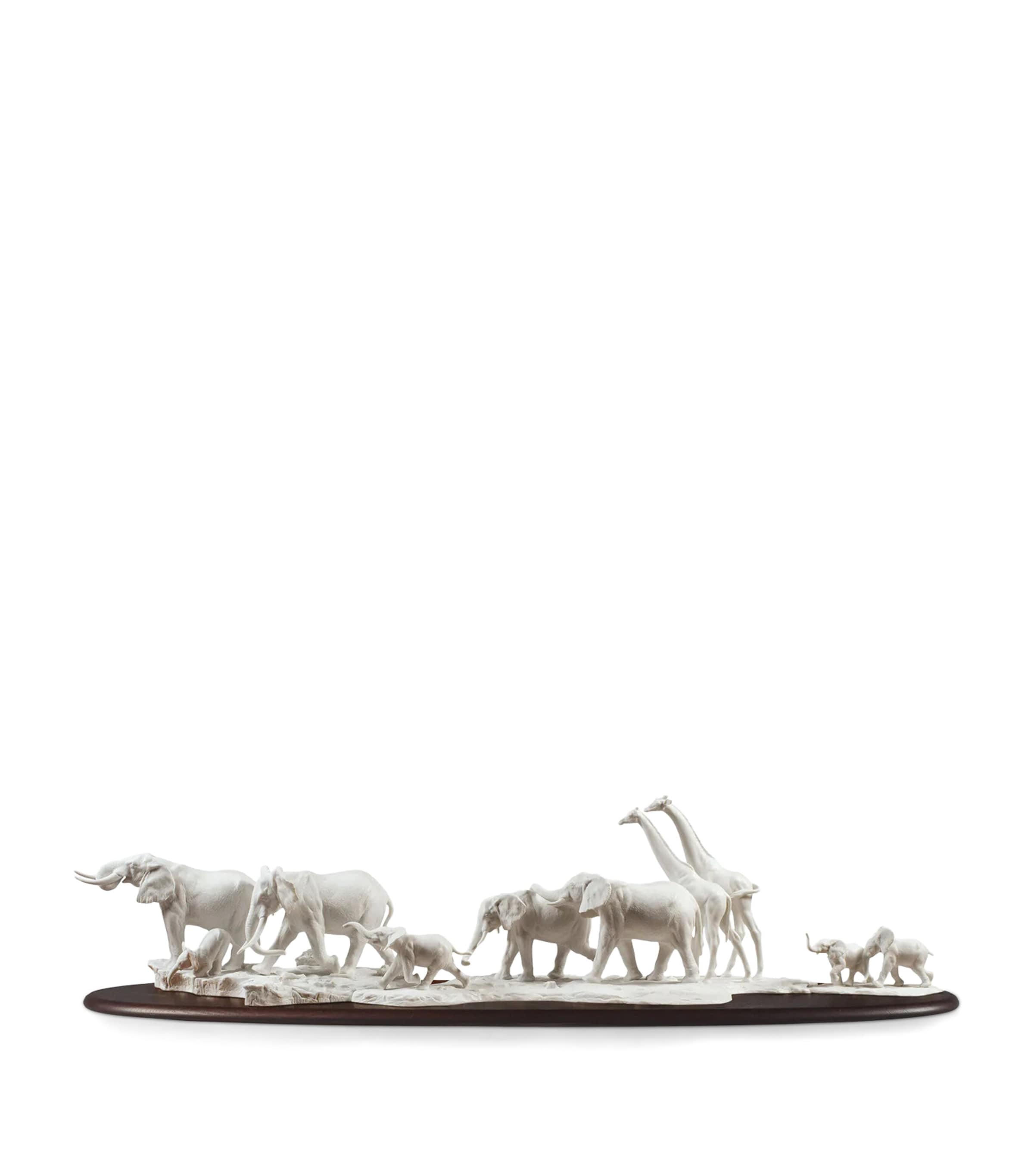 Lladró Porcelain African Savannah Sculpture