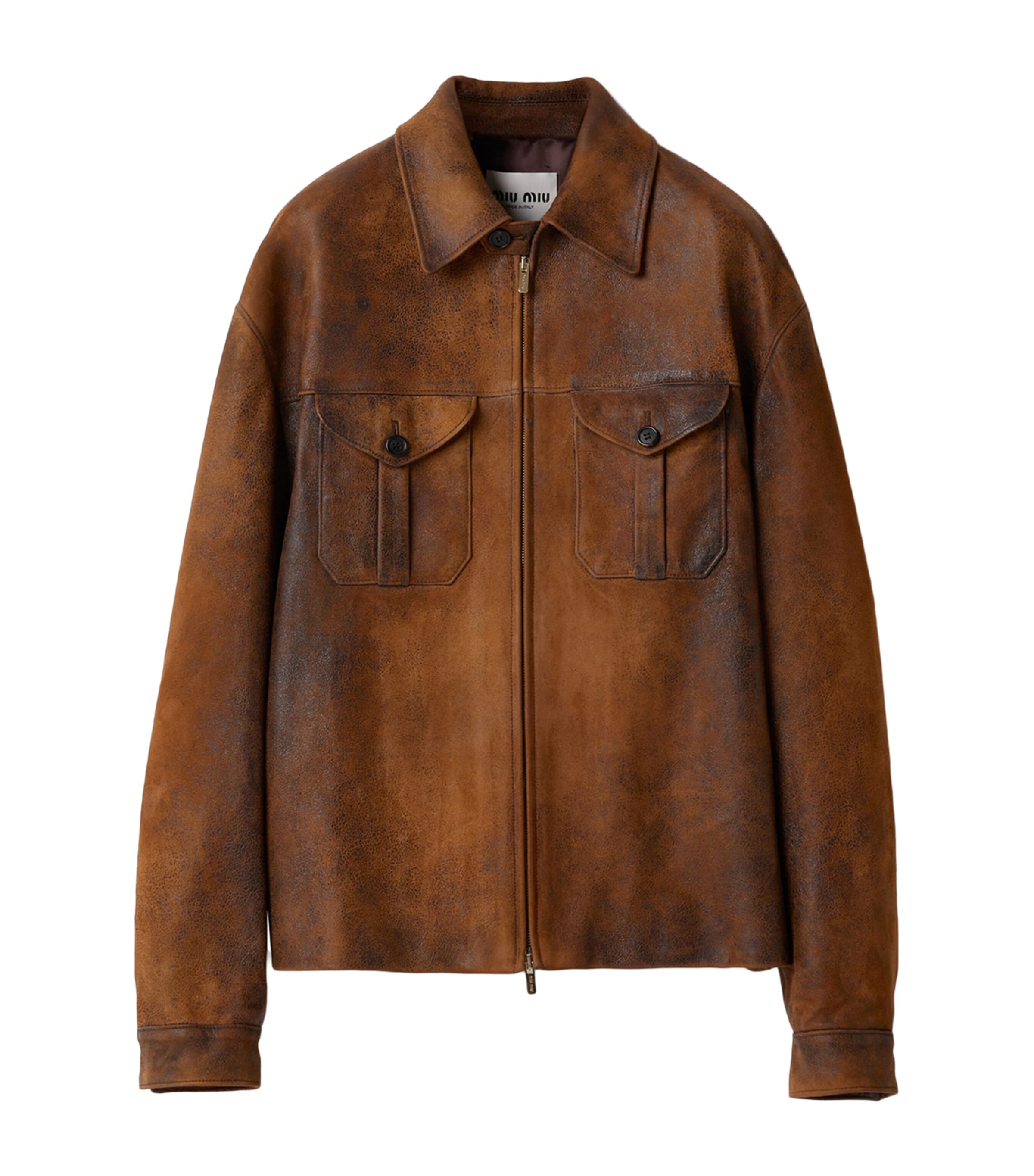 Waxed Suede Jacket
