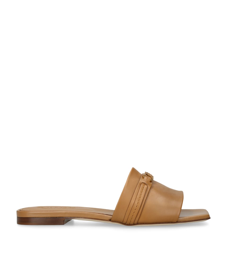 Tod's Leather Sandals Beige