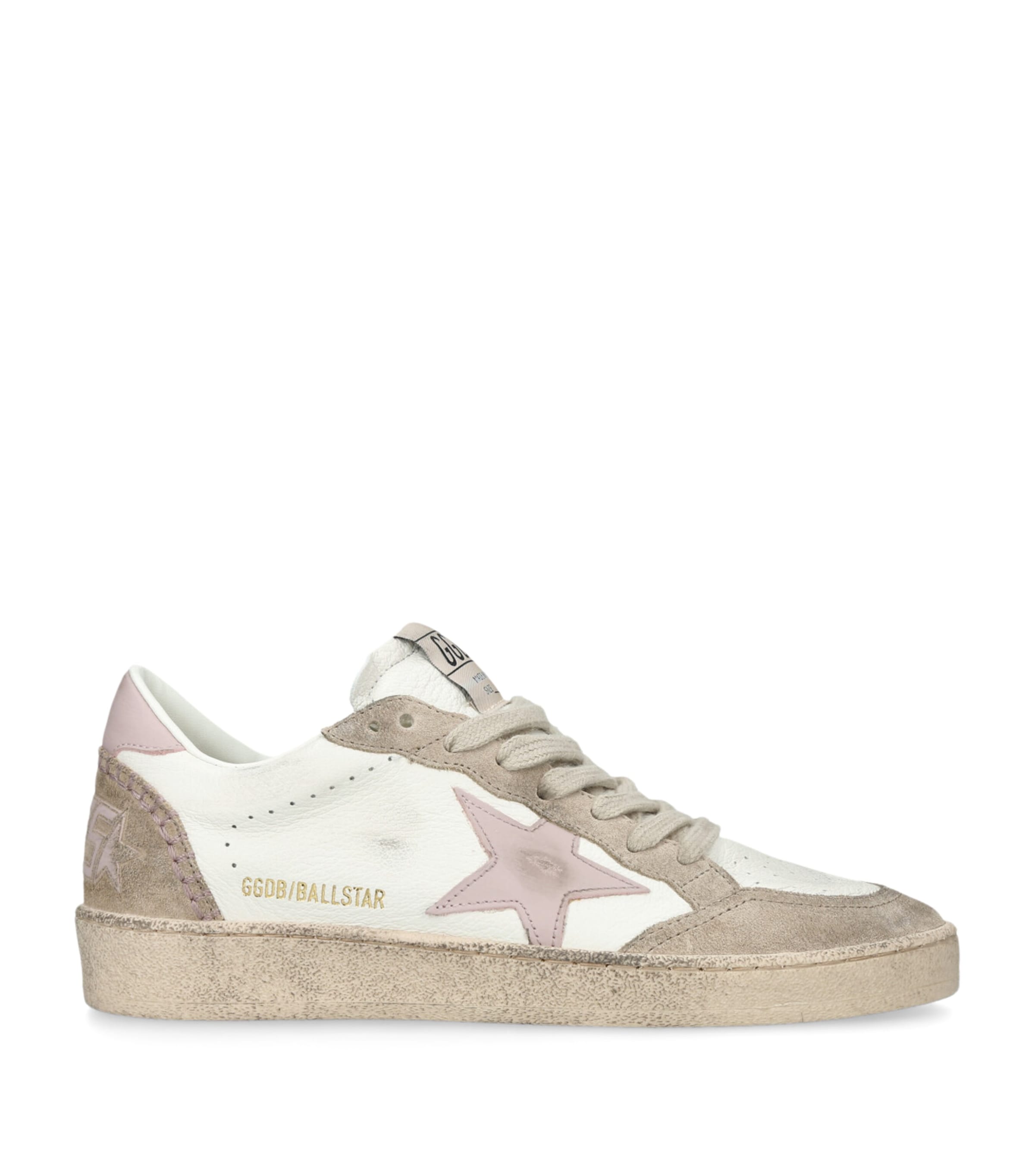 Golden Goose Suede Ball Star Sneakers White/comb