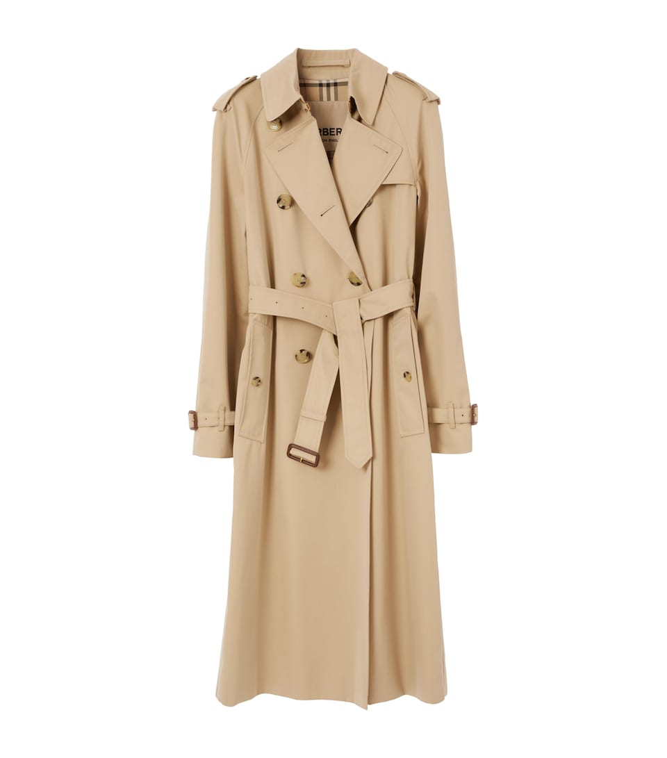 Gabardine Waterloo Long Trench Coat