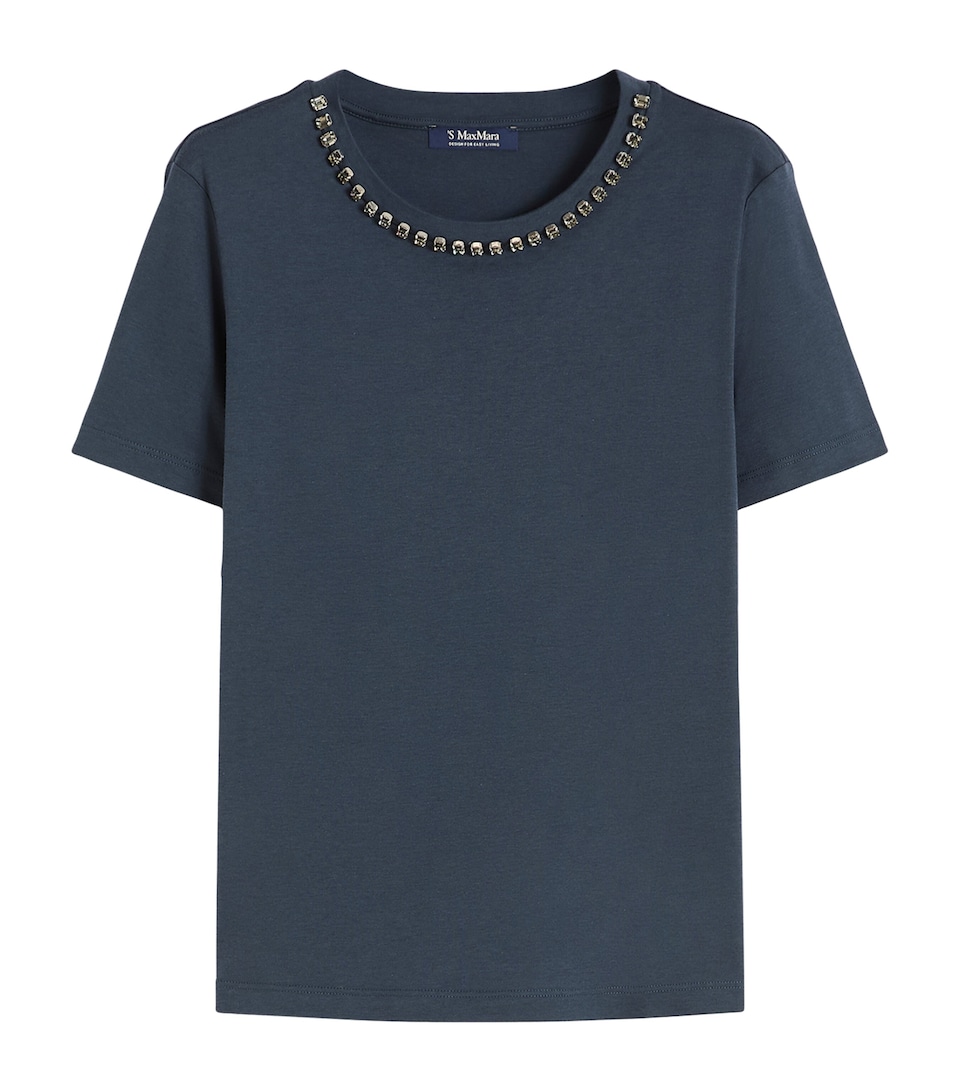 Embellished Jersey T-Shirt