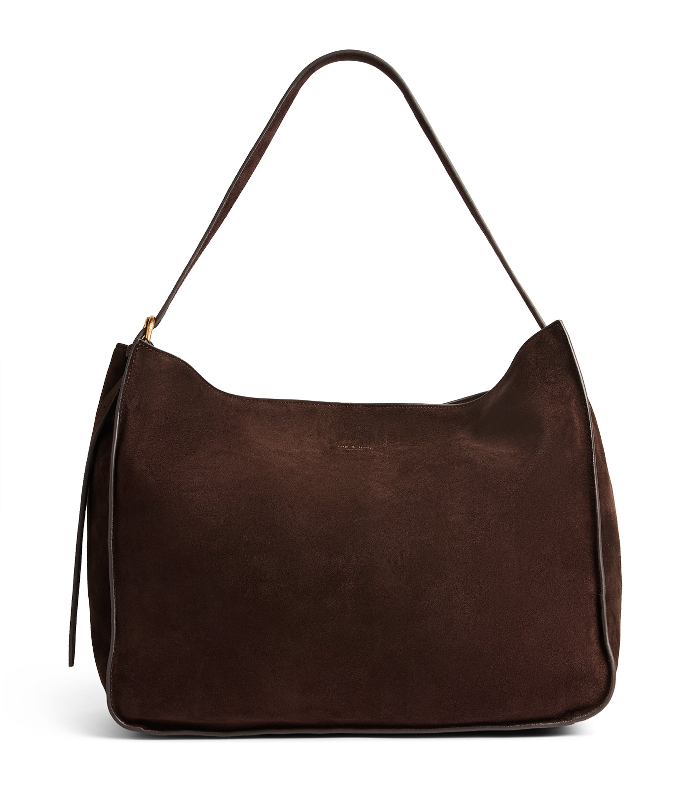 Rag & Bone Large Suede River Tote Bag Cho Chocolate