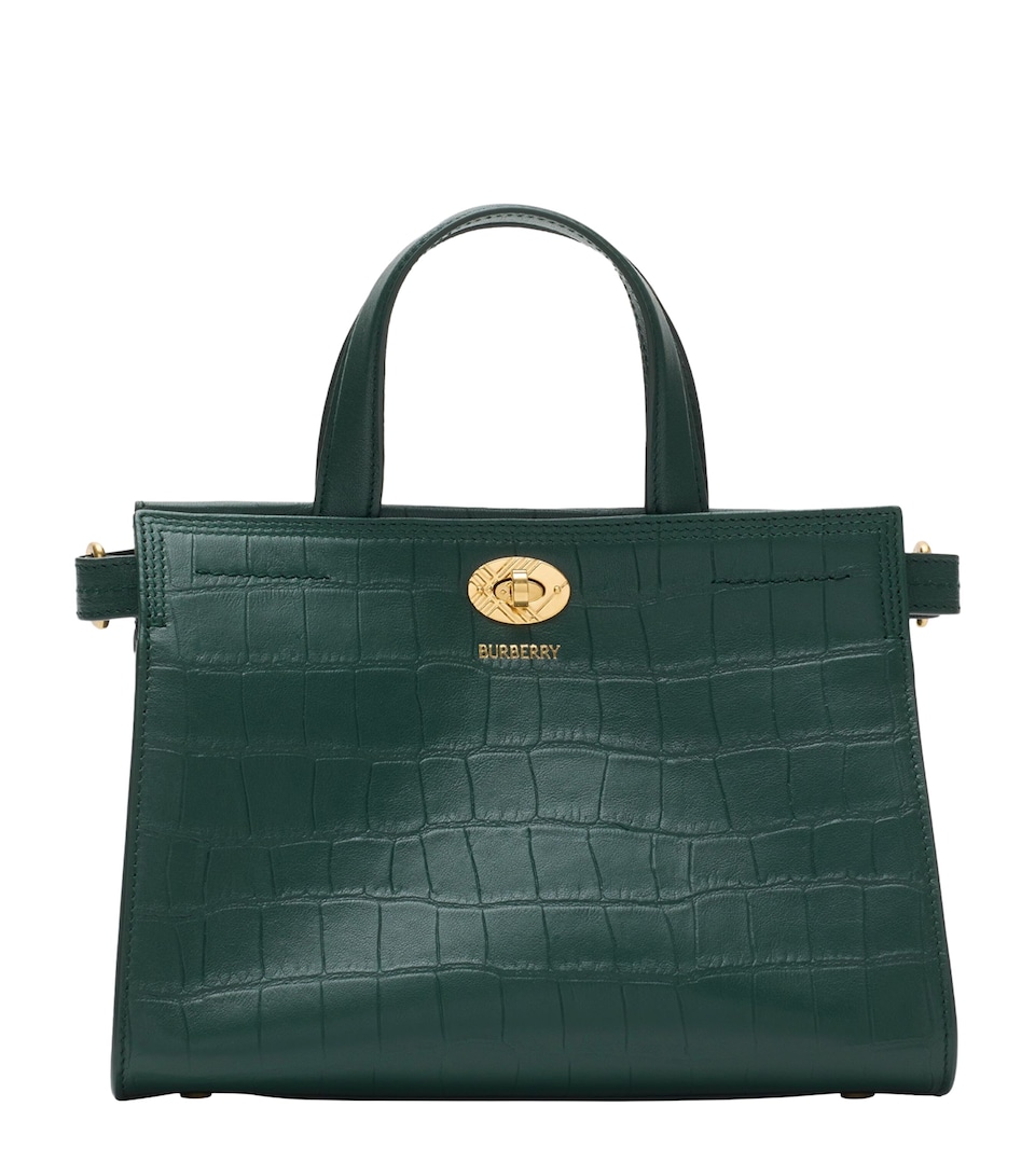 Mini Croc-Embossed Lambskin Cotswolds Tote Bag