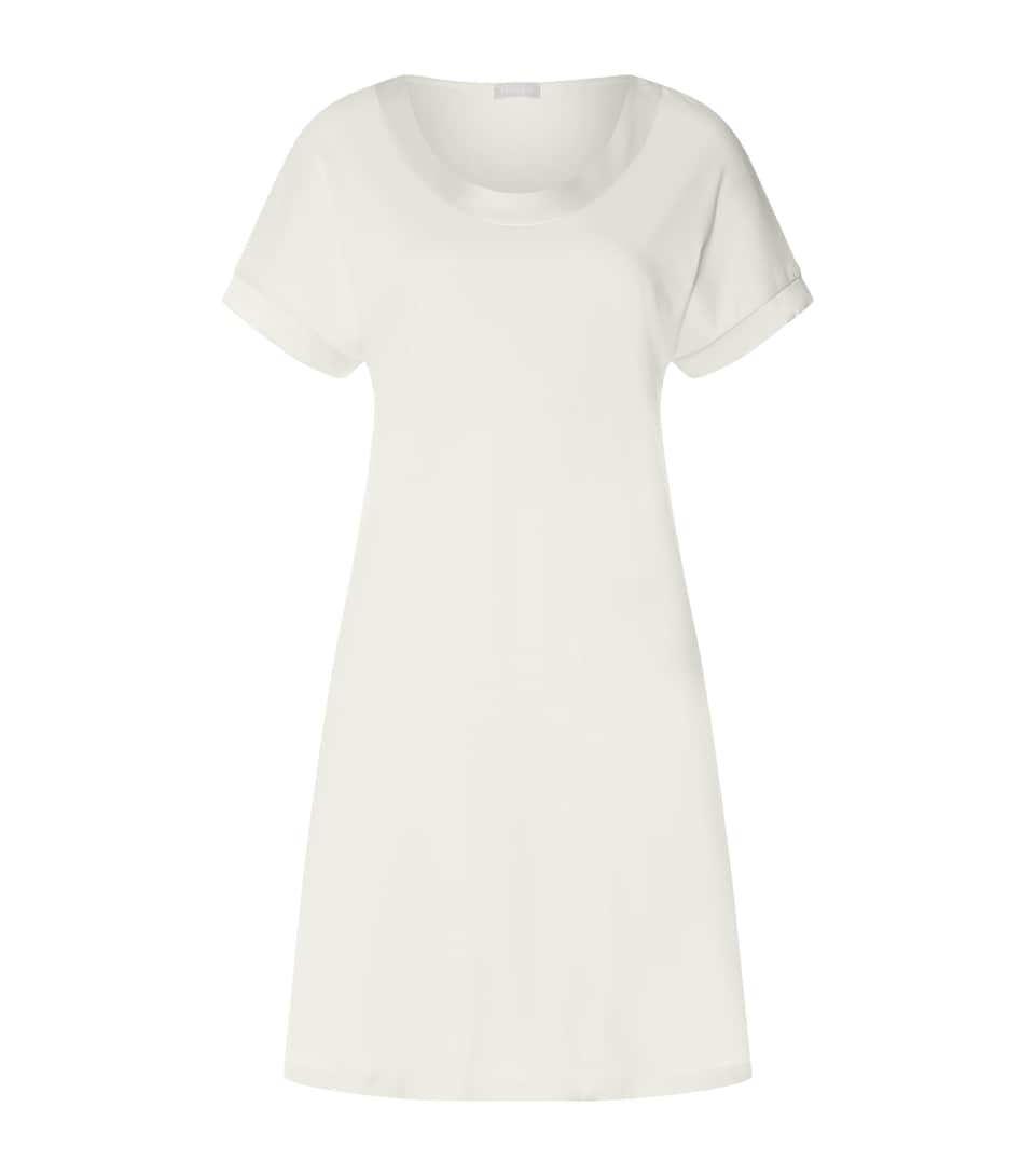 Cotton Satin-Trim Anilla Nightdress