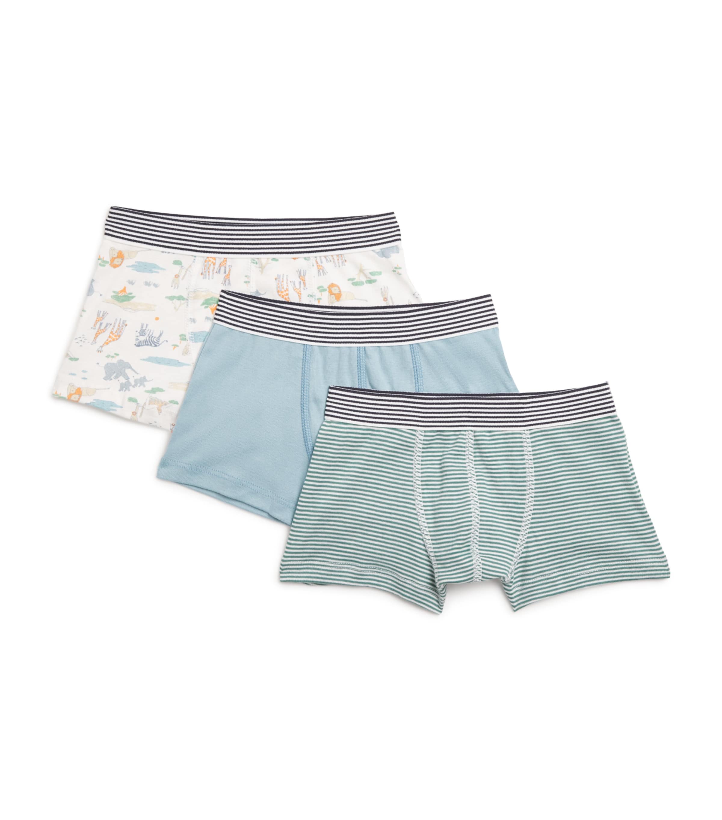 Set of 3 Cotton Boxers (2-12 Years)