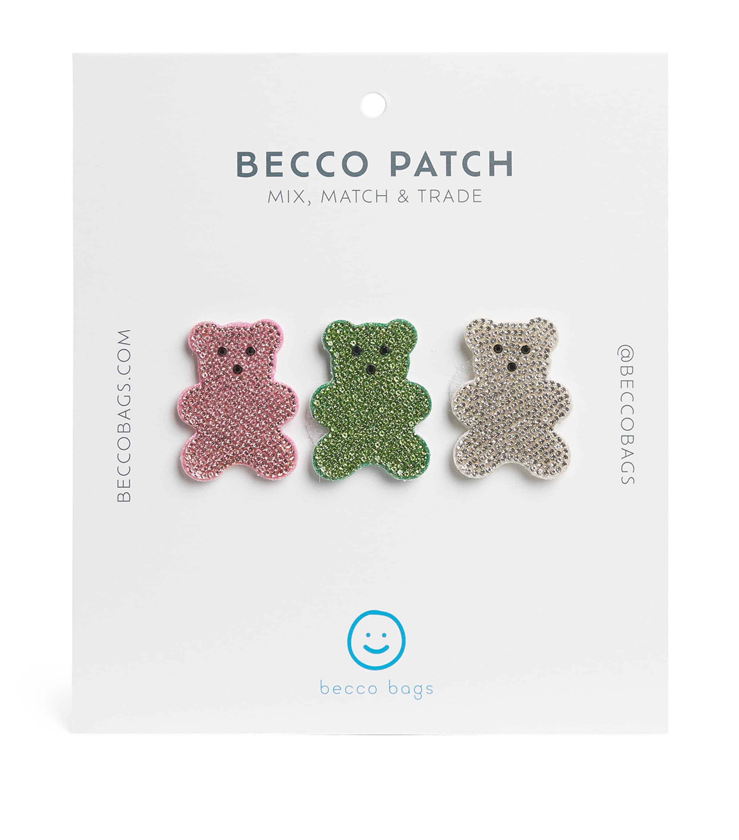 BECCO BAGS 3-Piece Gummy Bears Patch Set