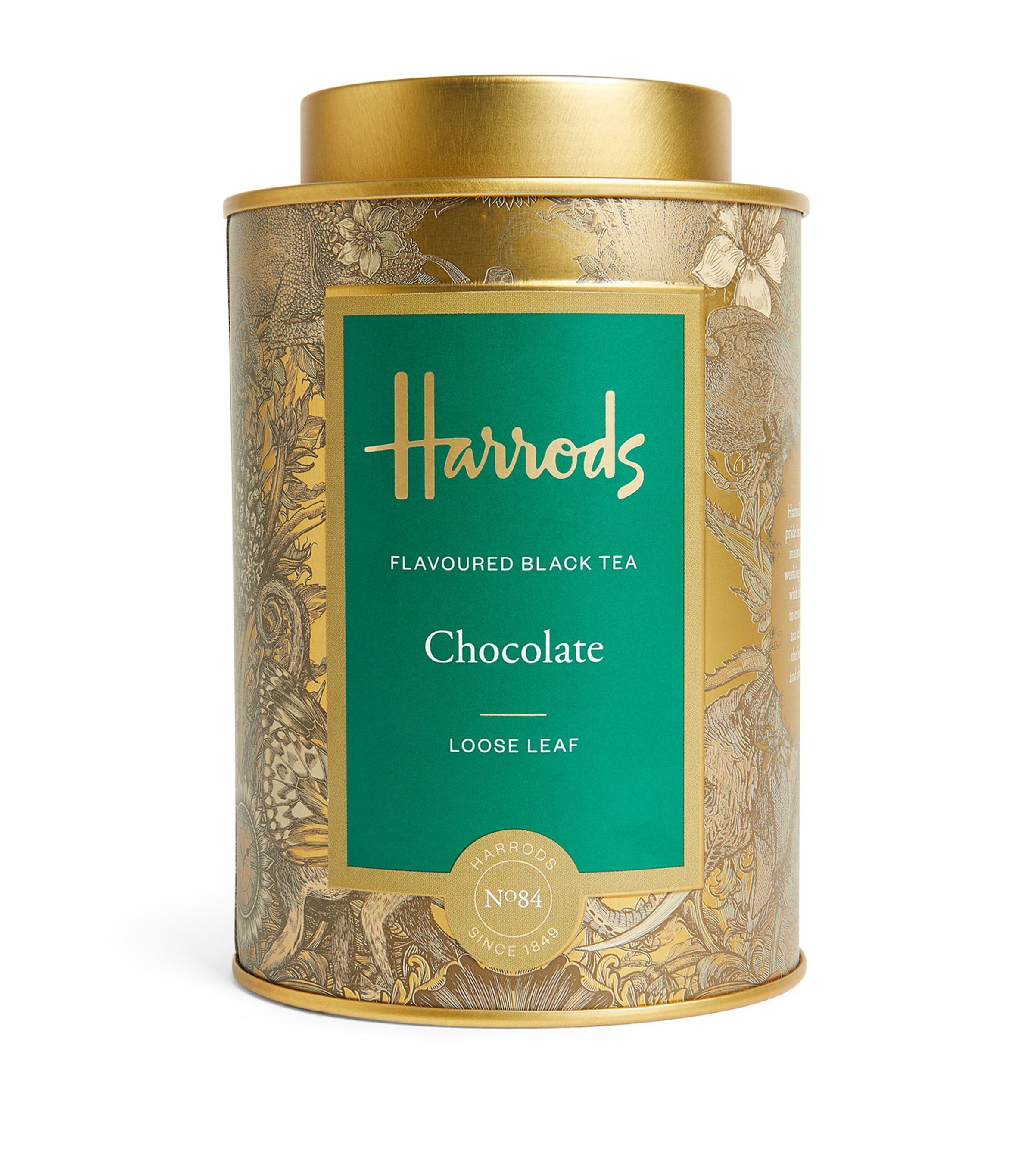 Harrods No.84 Chocolate Flavoured Black Loose Leaf Tea (125g)