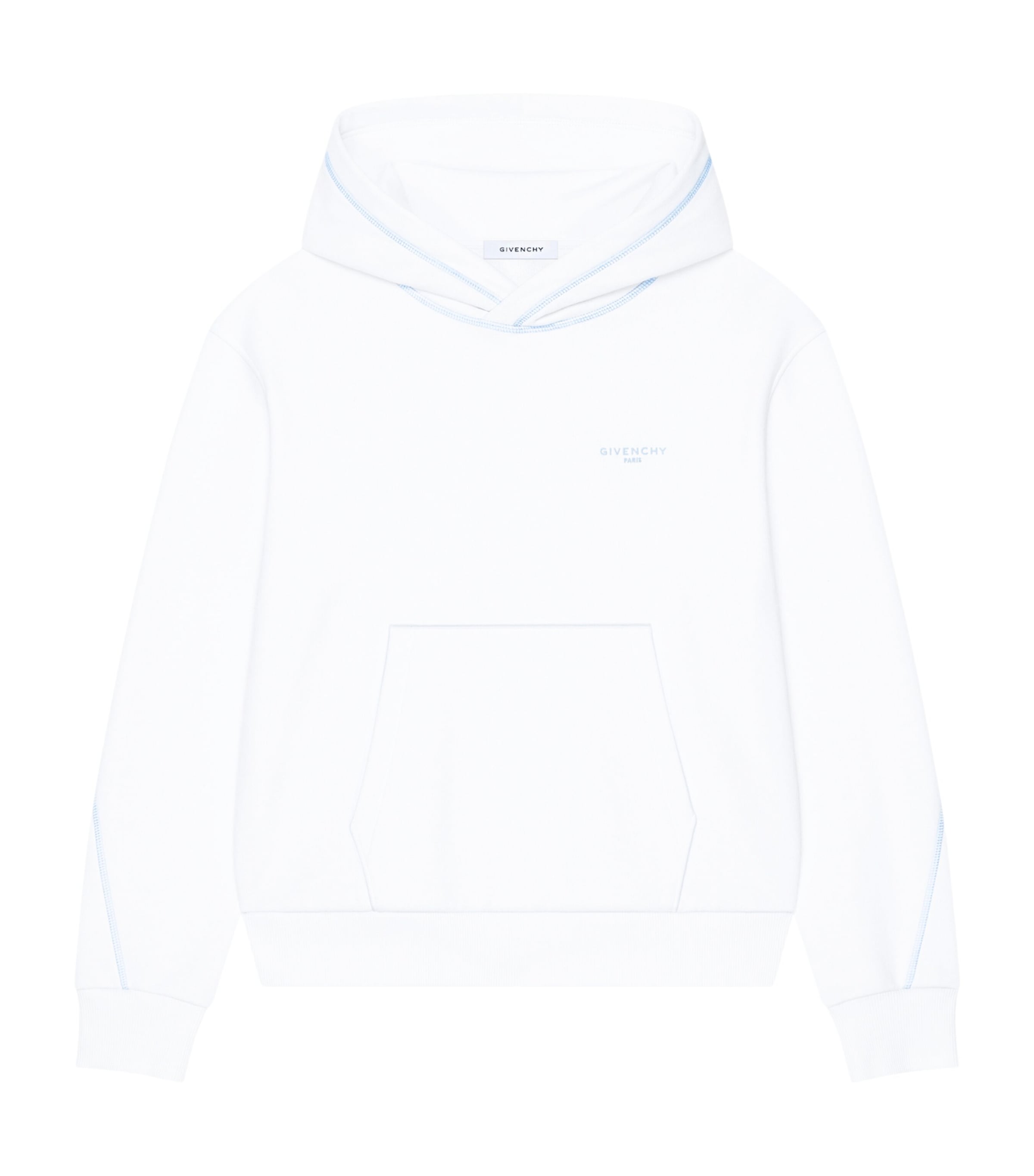 Givenchy Mens Fleece Couture Seam Hoodie