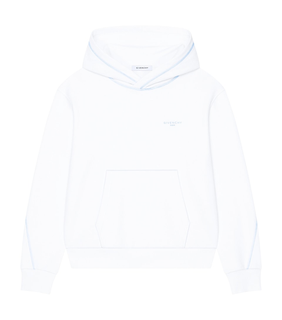Givenchy Mens Fleece Couture Seam Hoodie