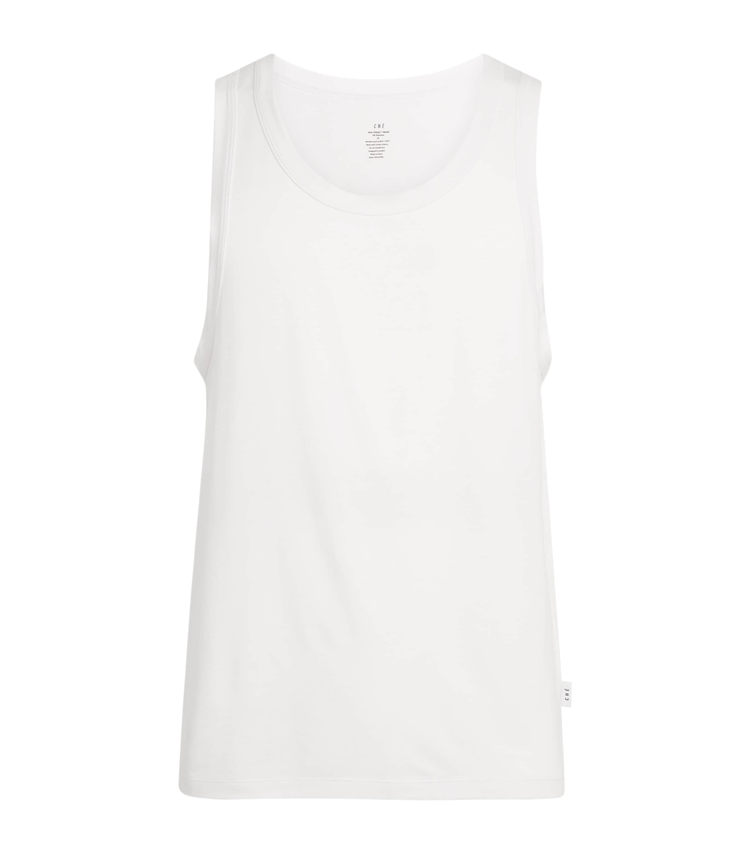 CHÉ Mens Modal-Blend Vest White