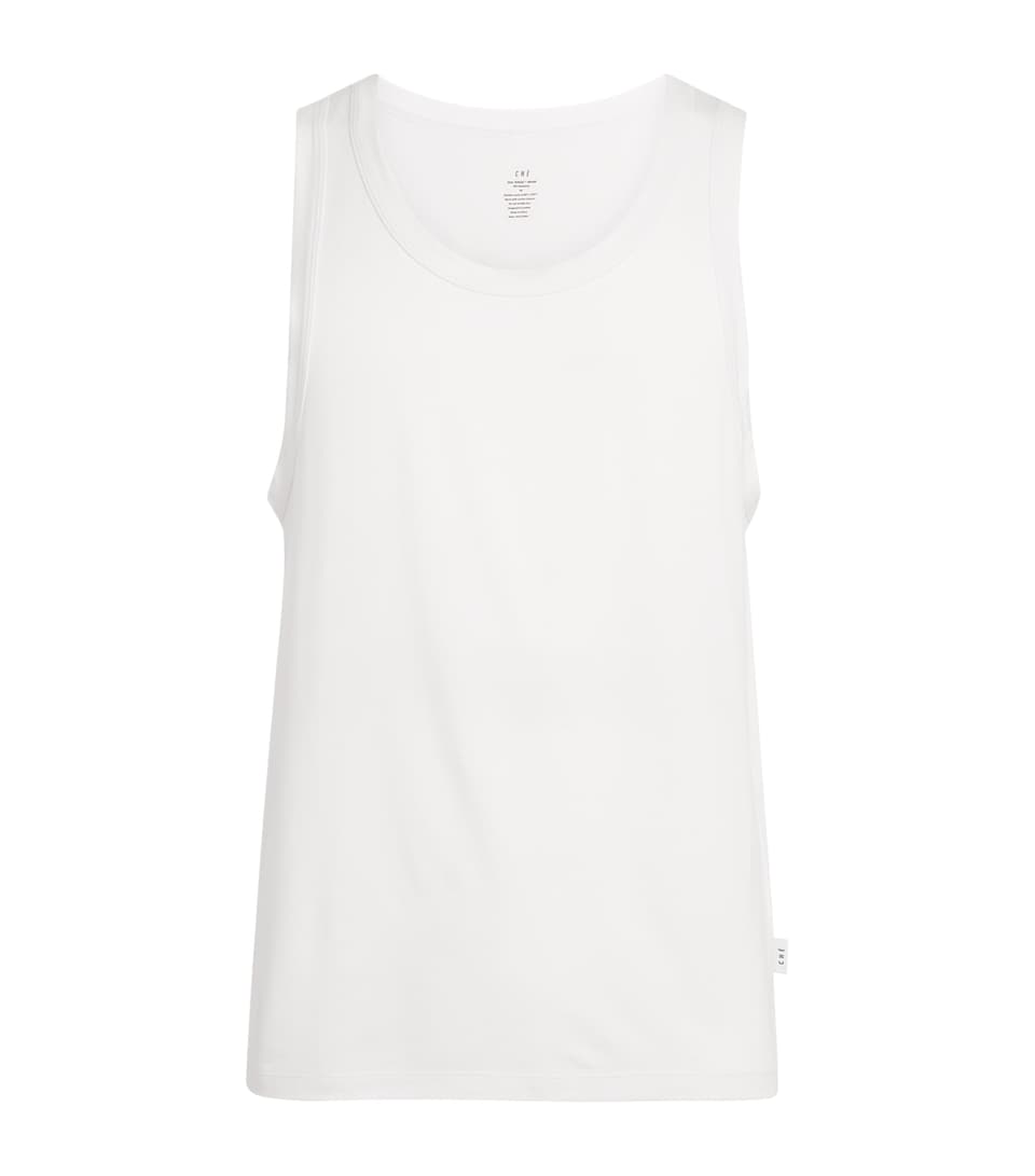 CHÉ Mens Modal-Blend Vest White